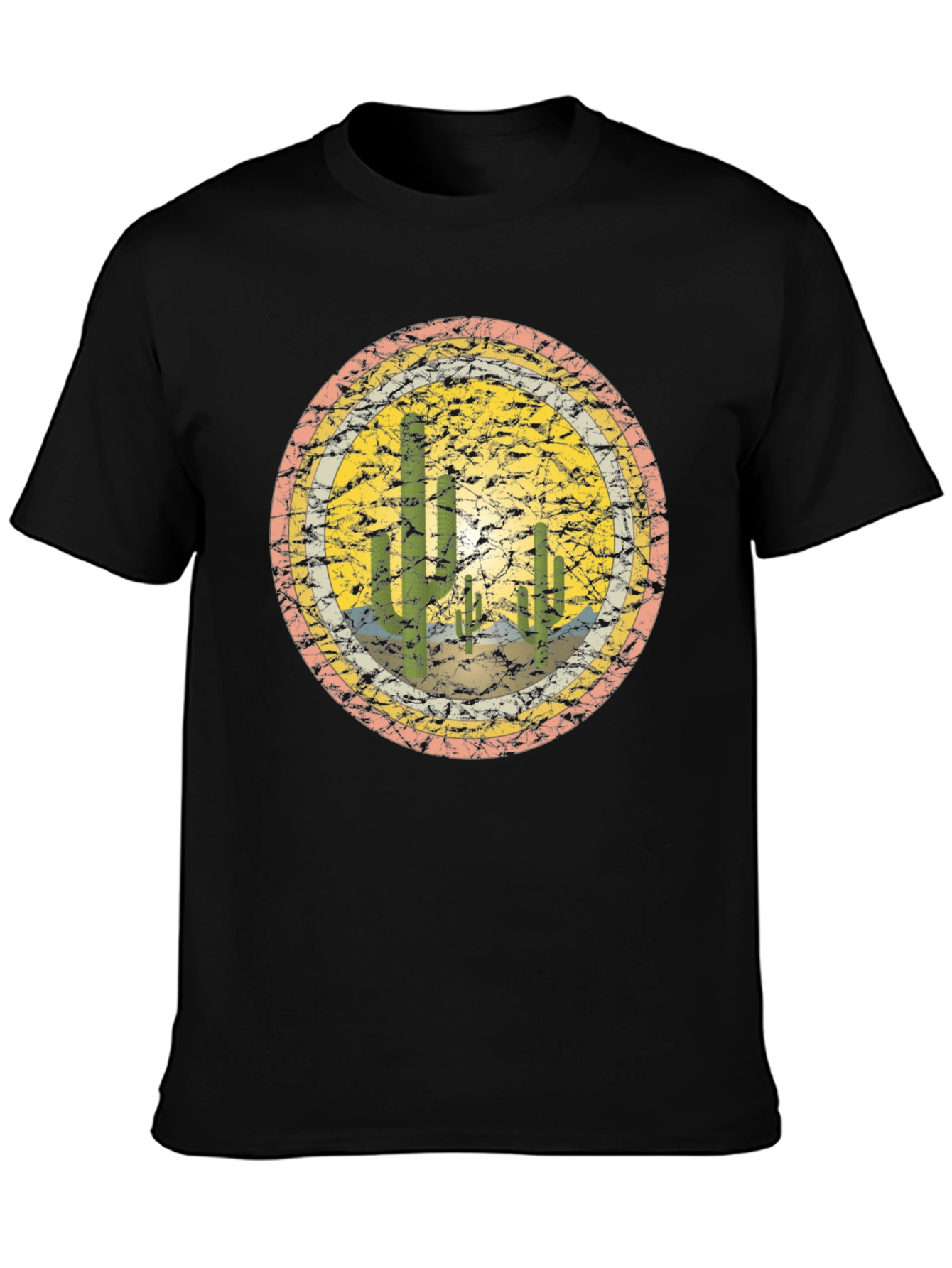 Retro Desert Cactus Graphic Tee