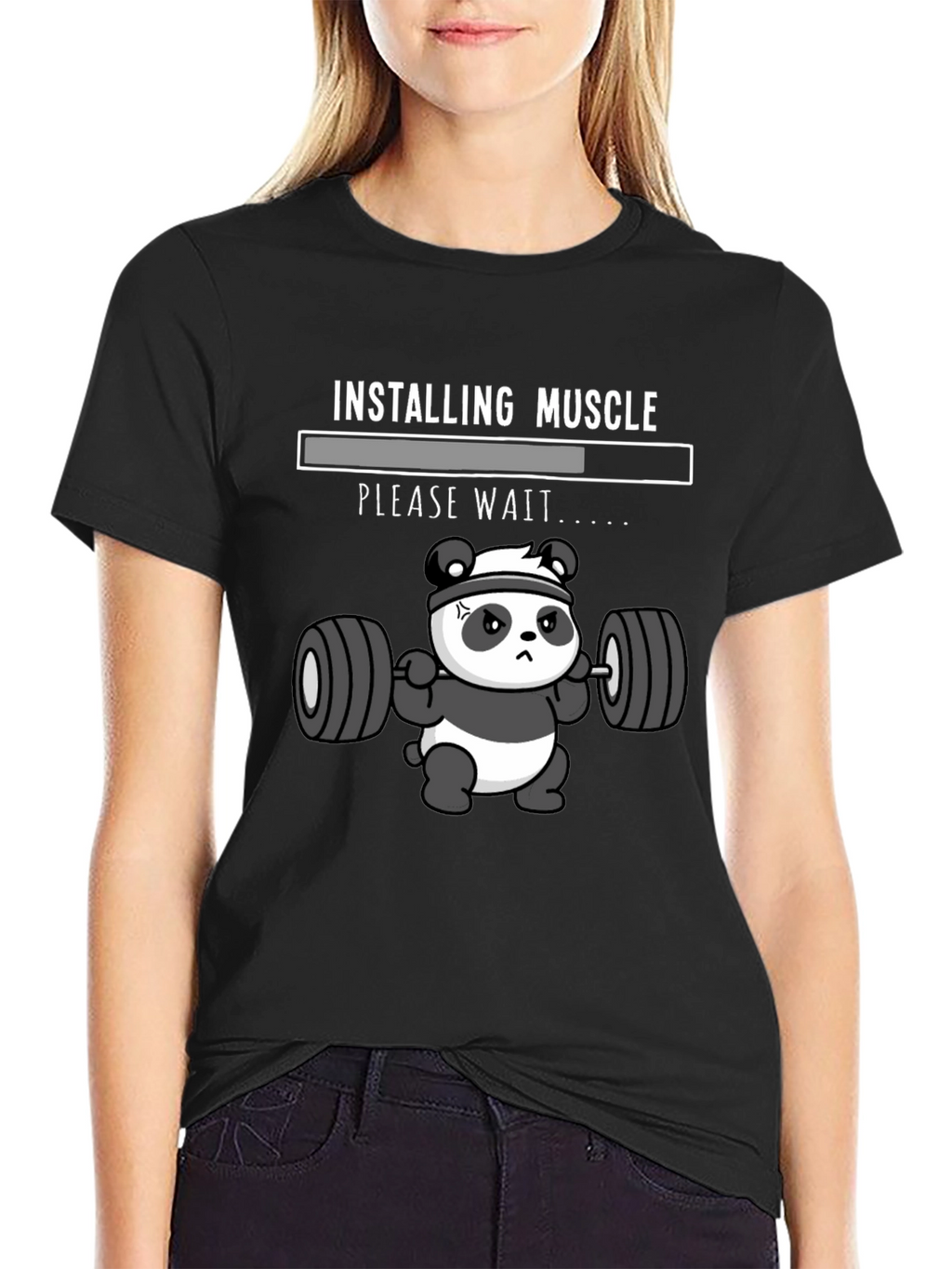 Installing Muscle Panda T-Shirt
