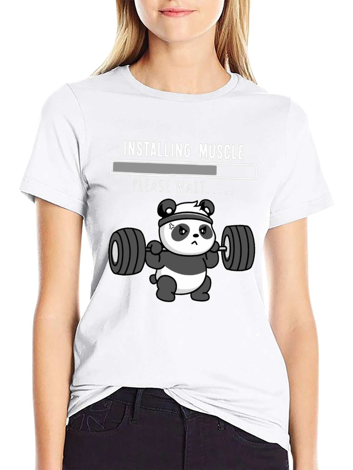 Installing Muscle Panda T-Shirt