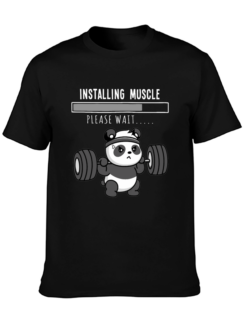 Installing Muscle Panda T-Shirt