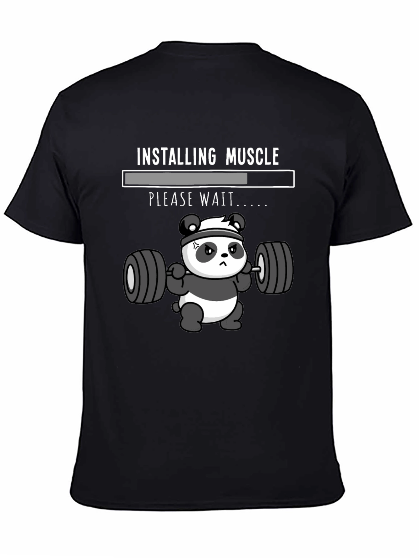 Installing Muscle Panda T-Shirt