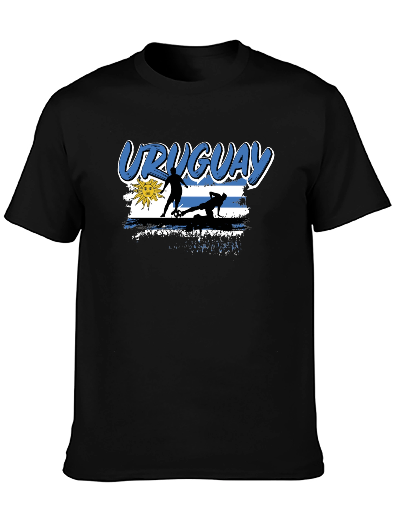 Uruguay Soccer Fan T-Shirt - Black