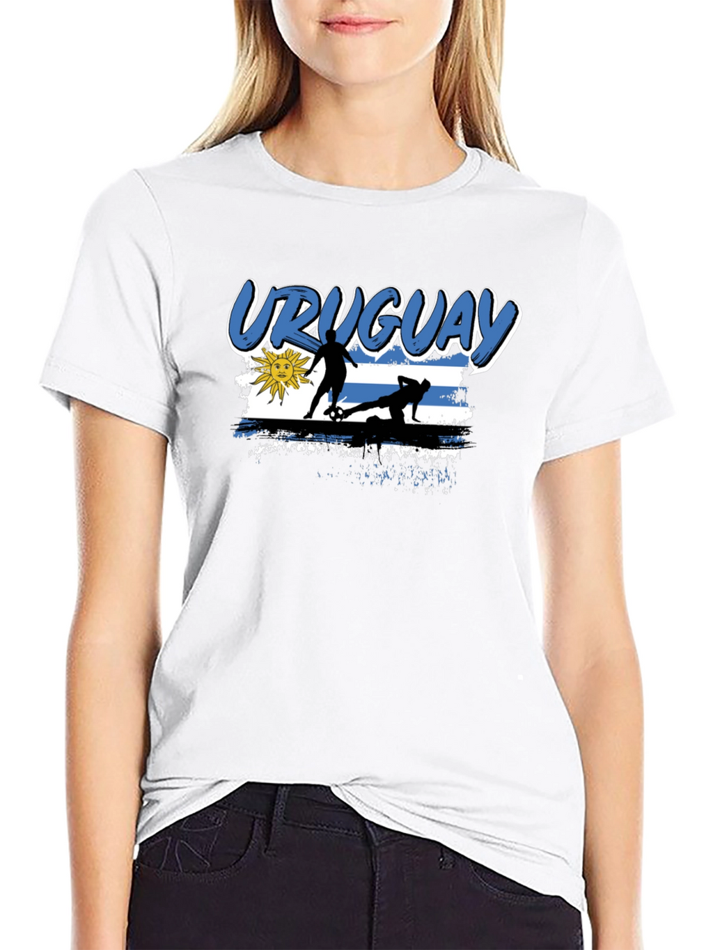 Uruguay Soccer Fan T-Shirt - Black