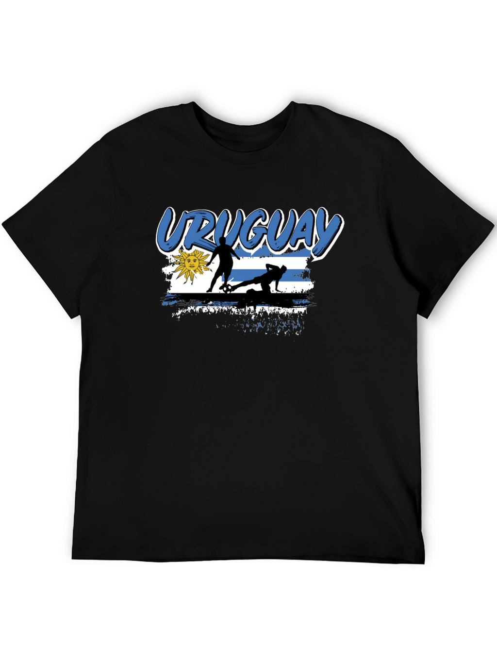 Uruguay Soccer Fan T-Shirt - Black