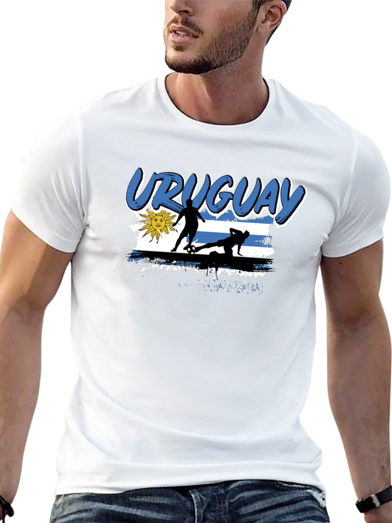 Uruguay Soccer Fan T-Shirt - Black