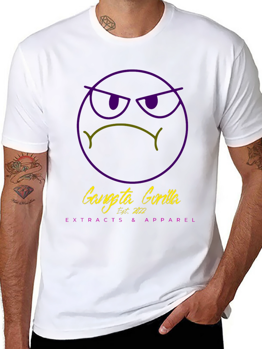 Gangsta Gorilla Graphic T-Shirt