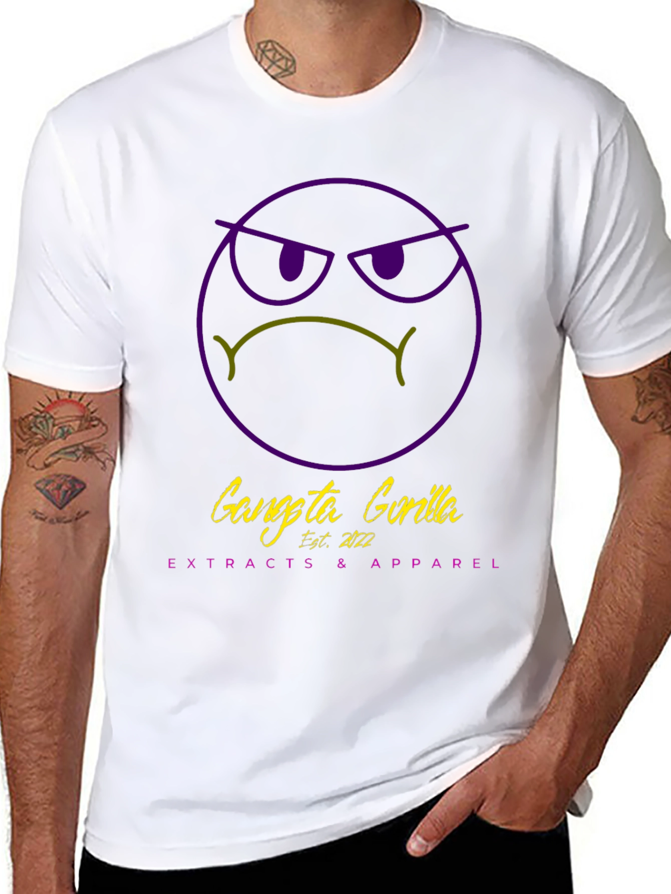Gangsta Gorilla Graphic T-Shirt