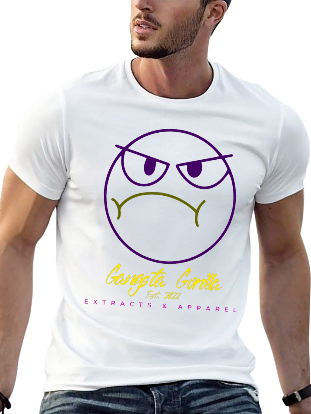Gangsta Gorilla Graphic T-Shirt