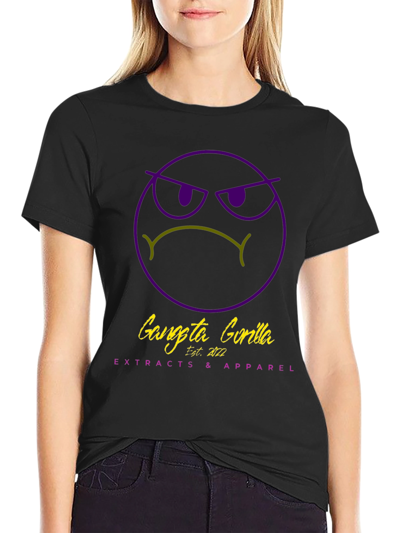 Gangsta Gorilla Graphic T-Shirt
