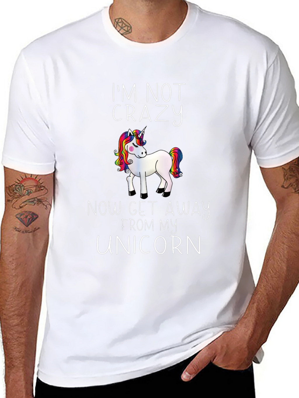 Im Not Crazy Unicorn Graphic Tee
