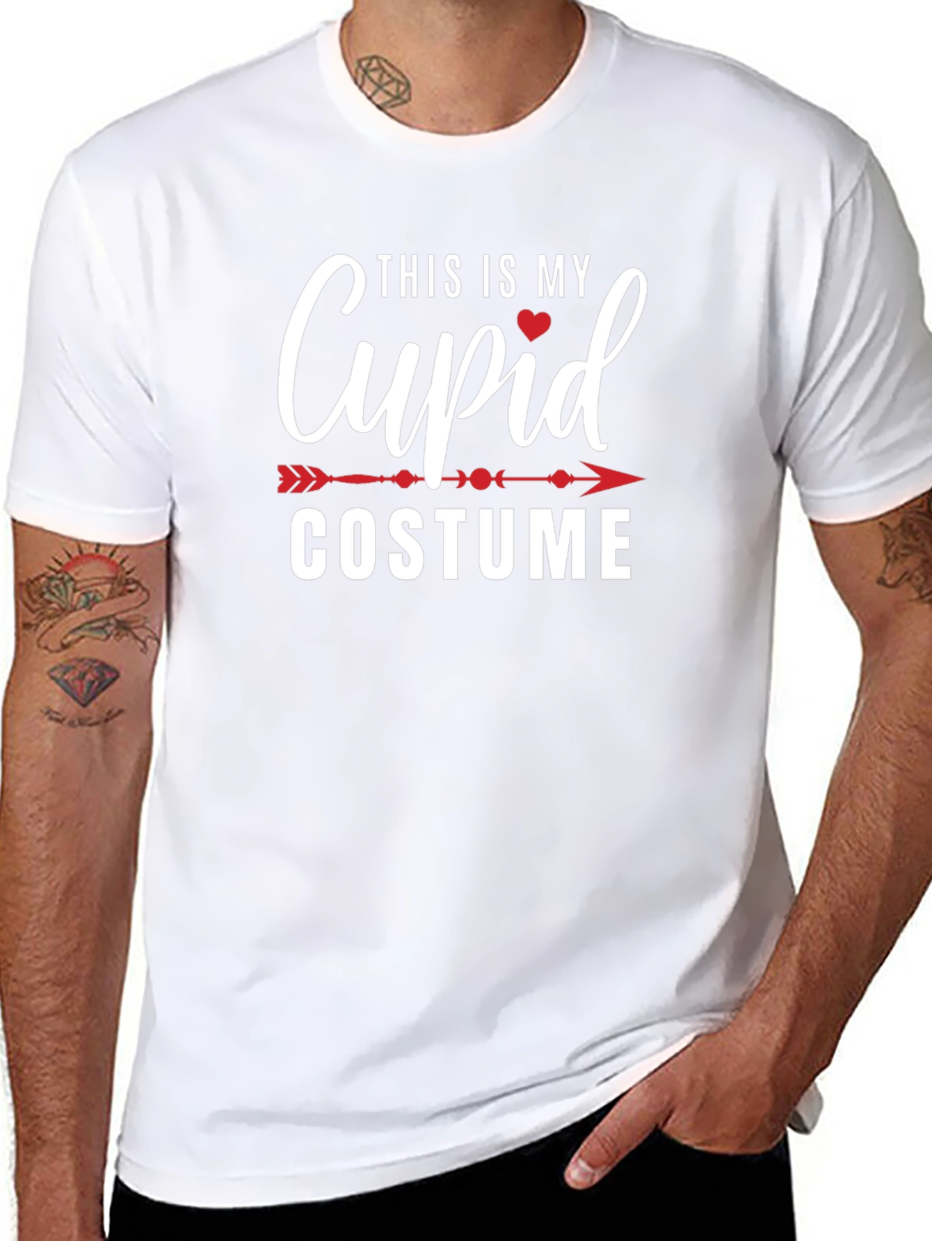 This Is My Cupid Costume - Funny Valentines Day T-Shirt