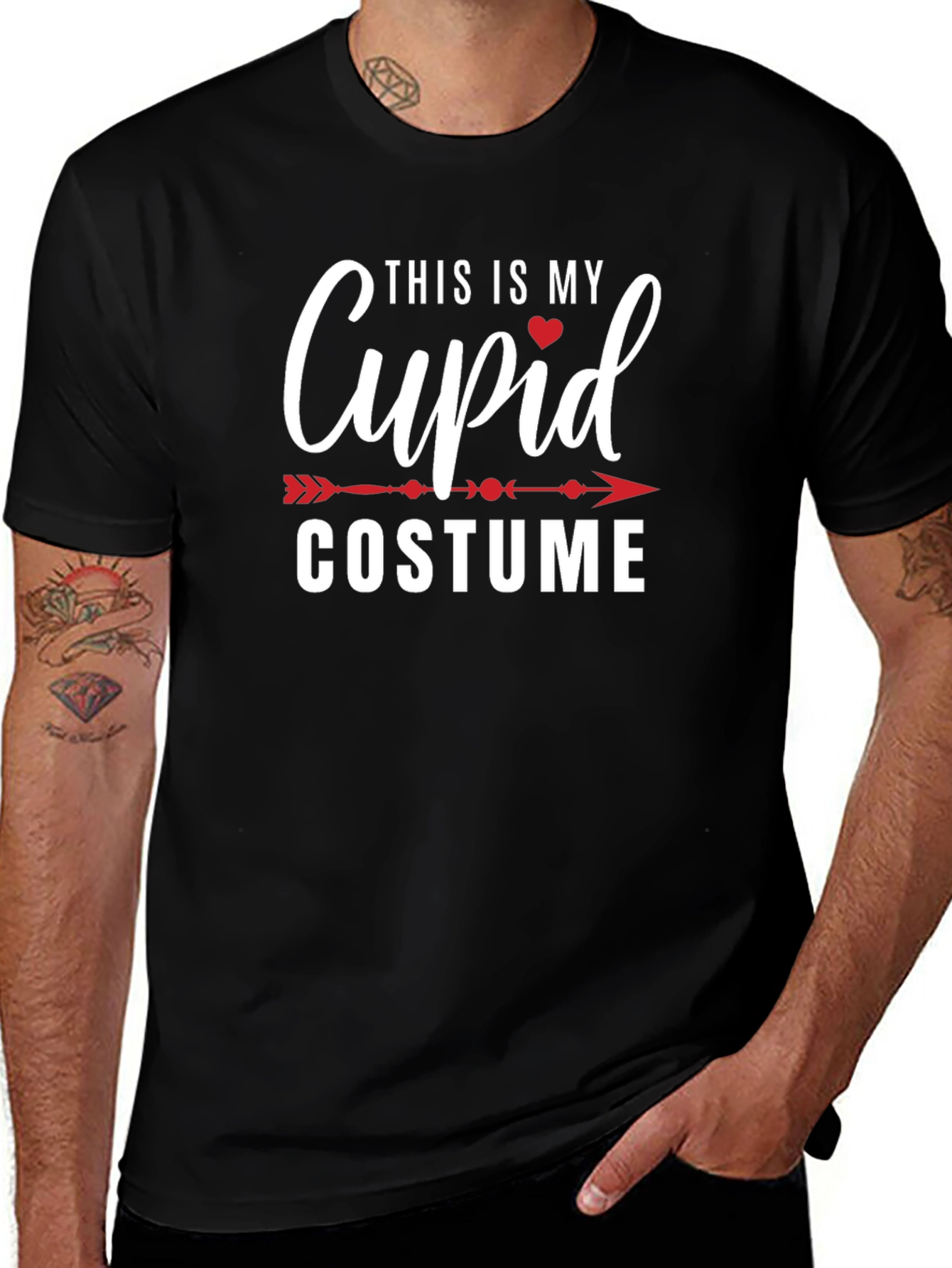 This Is My Cupid Costume - Funny Valentines Day T-Shirt