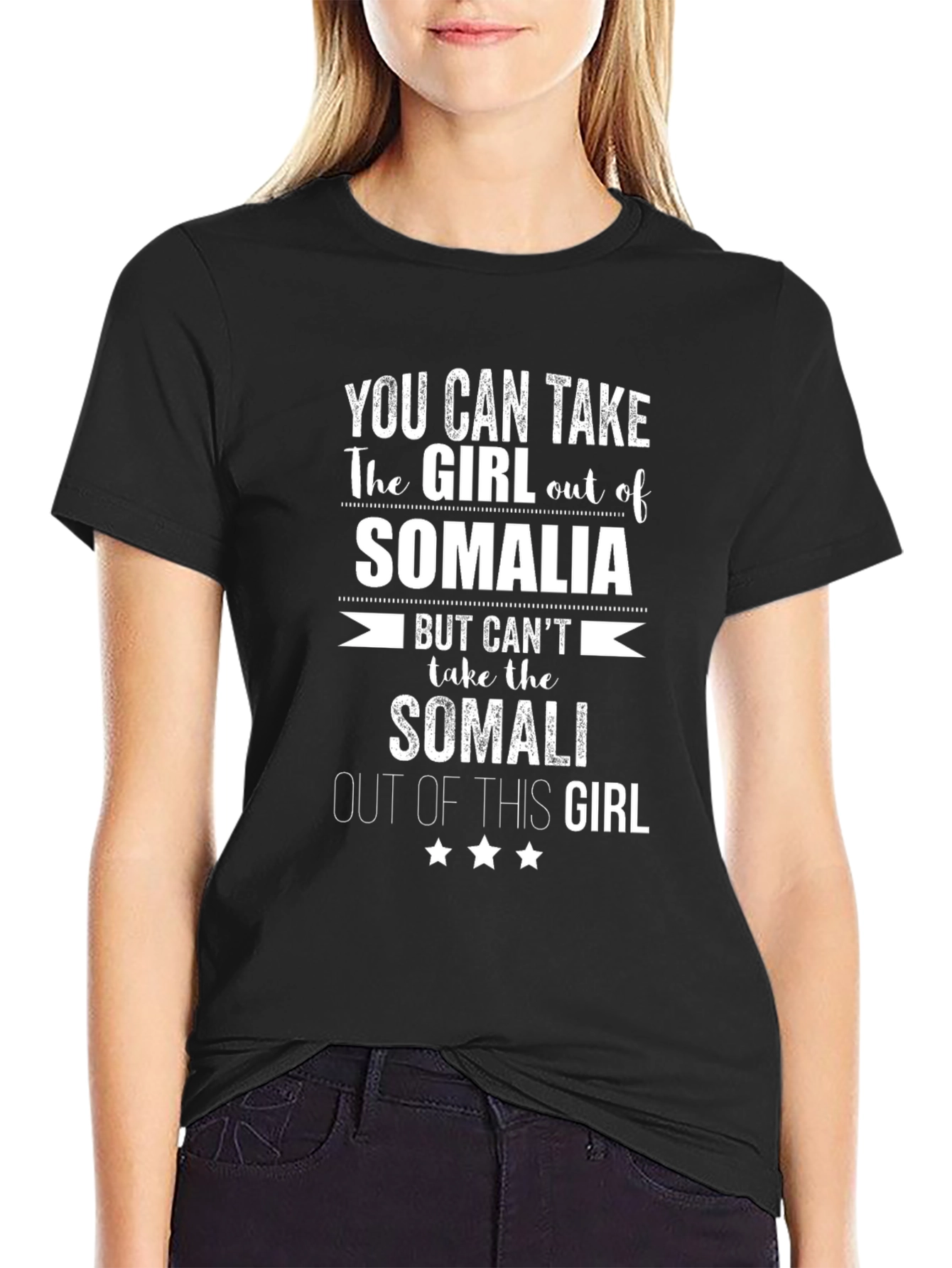 Somalia Girl T-Shirt - Pride & Heritage Tee