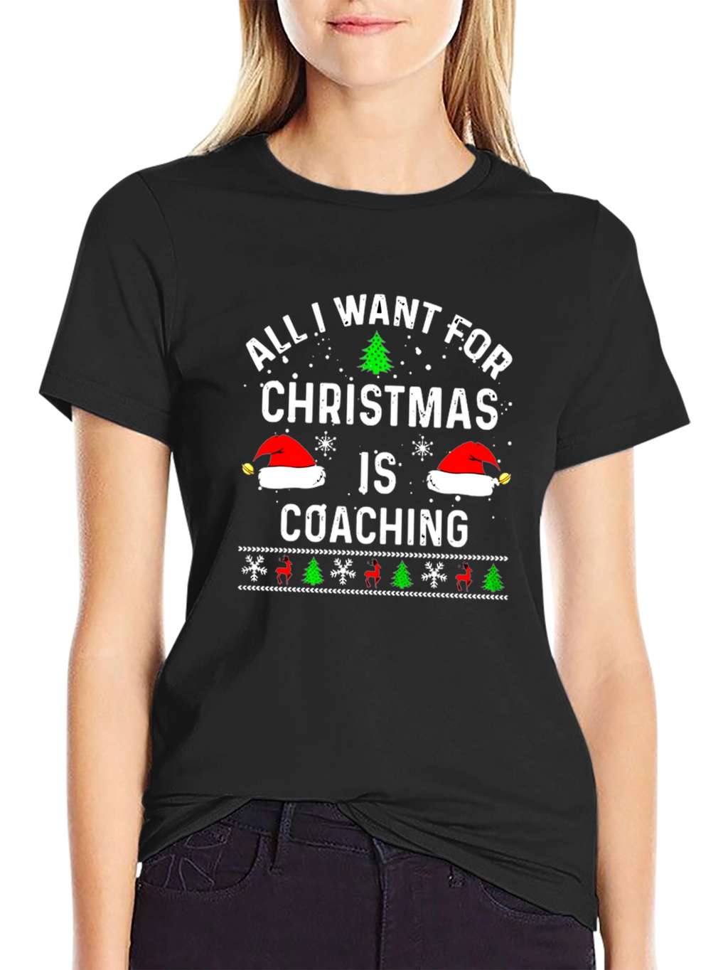 All I Want for Christmas Coaching T-Shirt