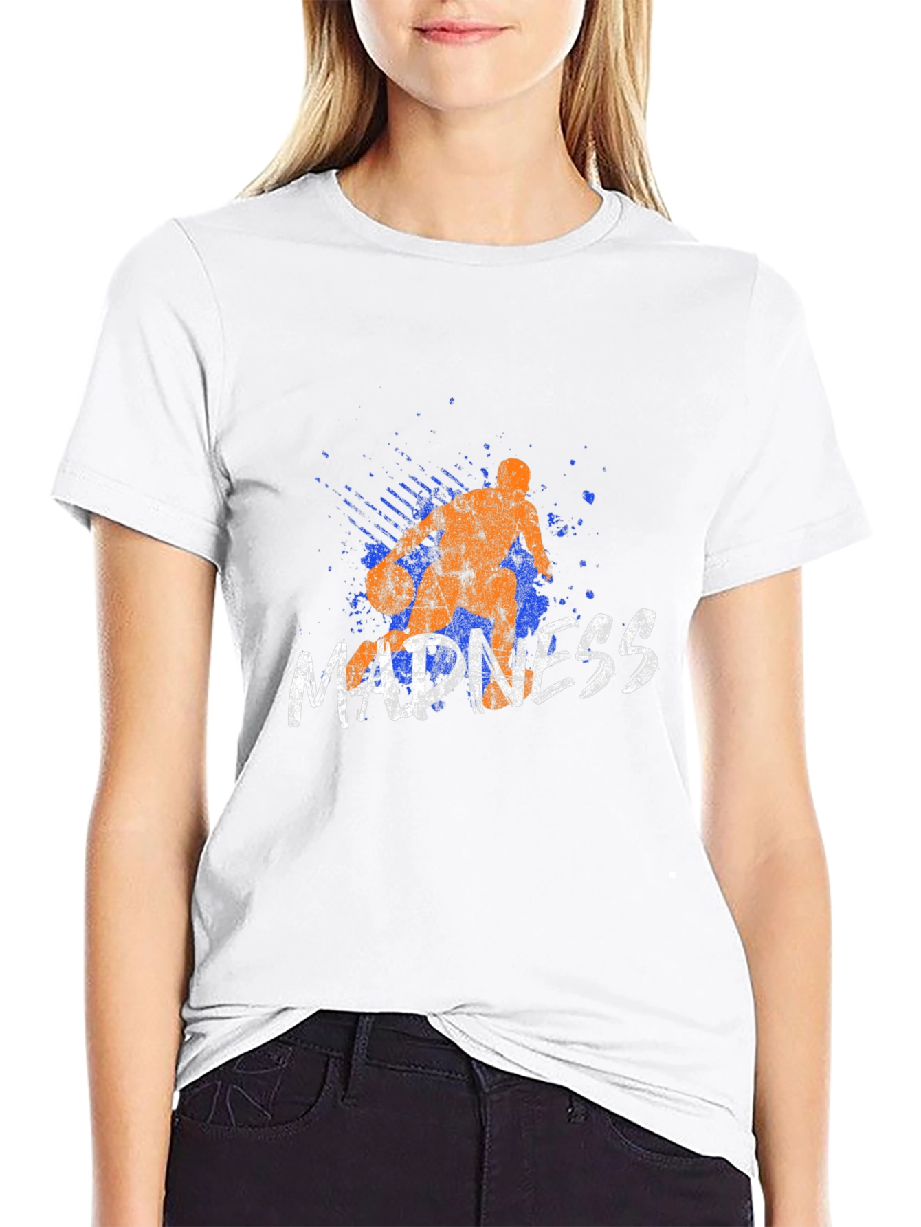 Basketball Madness Graphic Tee - Stylish & Comfortable