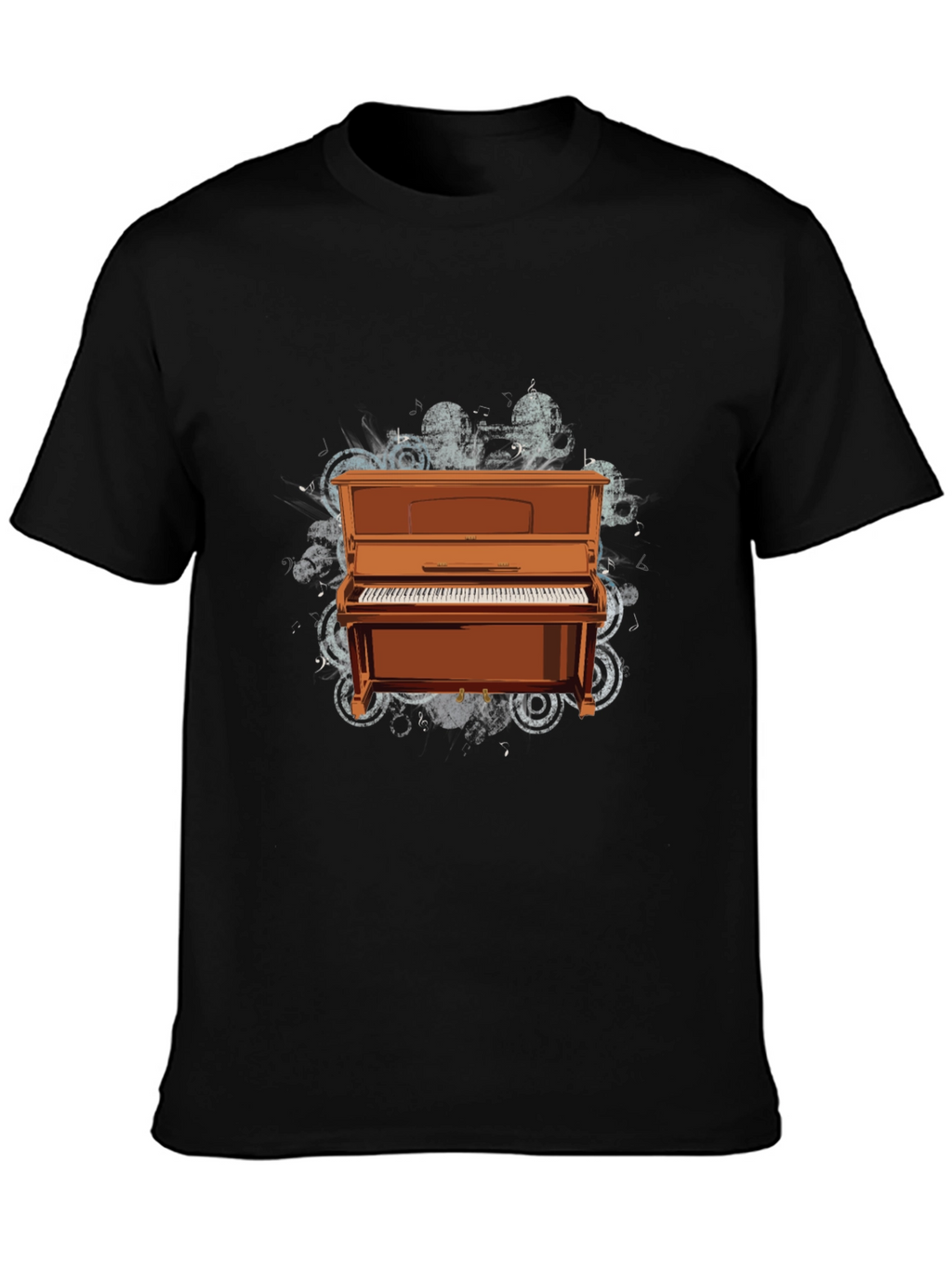 Piano Graphic Tee - Musical Statement Shirt