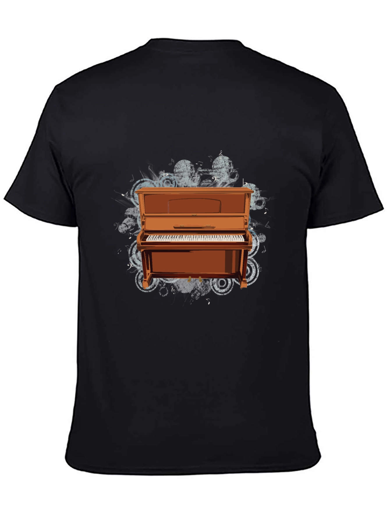 Piano Graphic Tee - Musical Statement Shirt