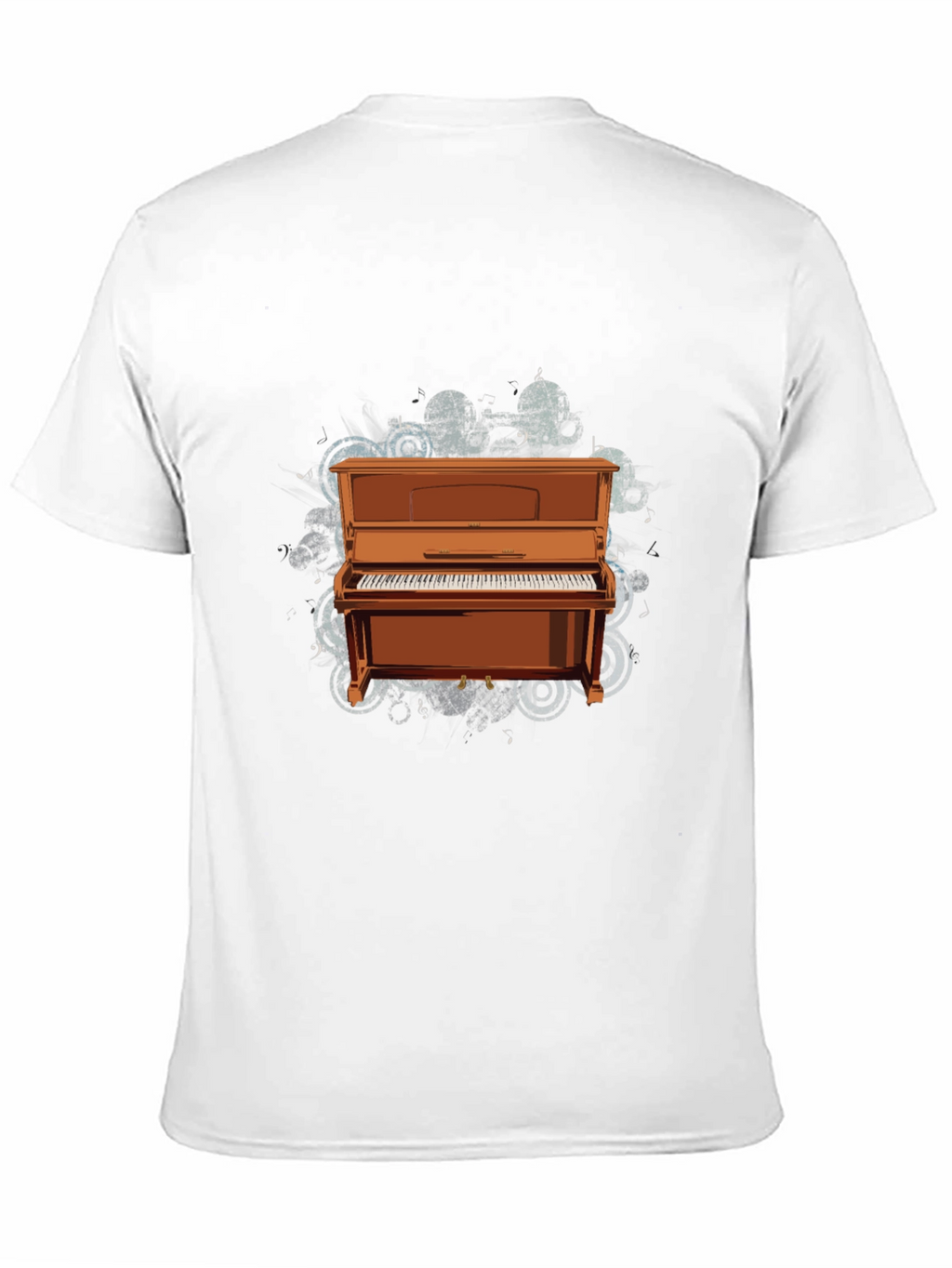 Piano Graphic Tee - Musical Statement Shirt
