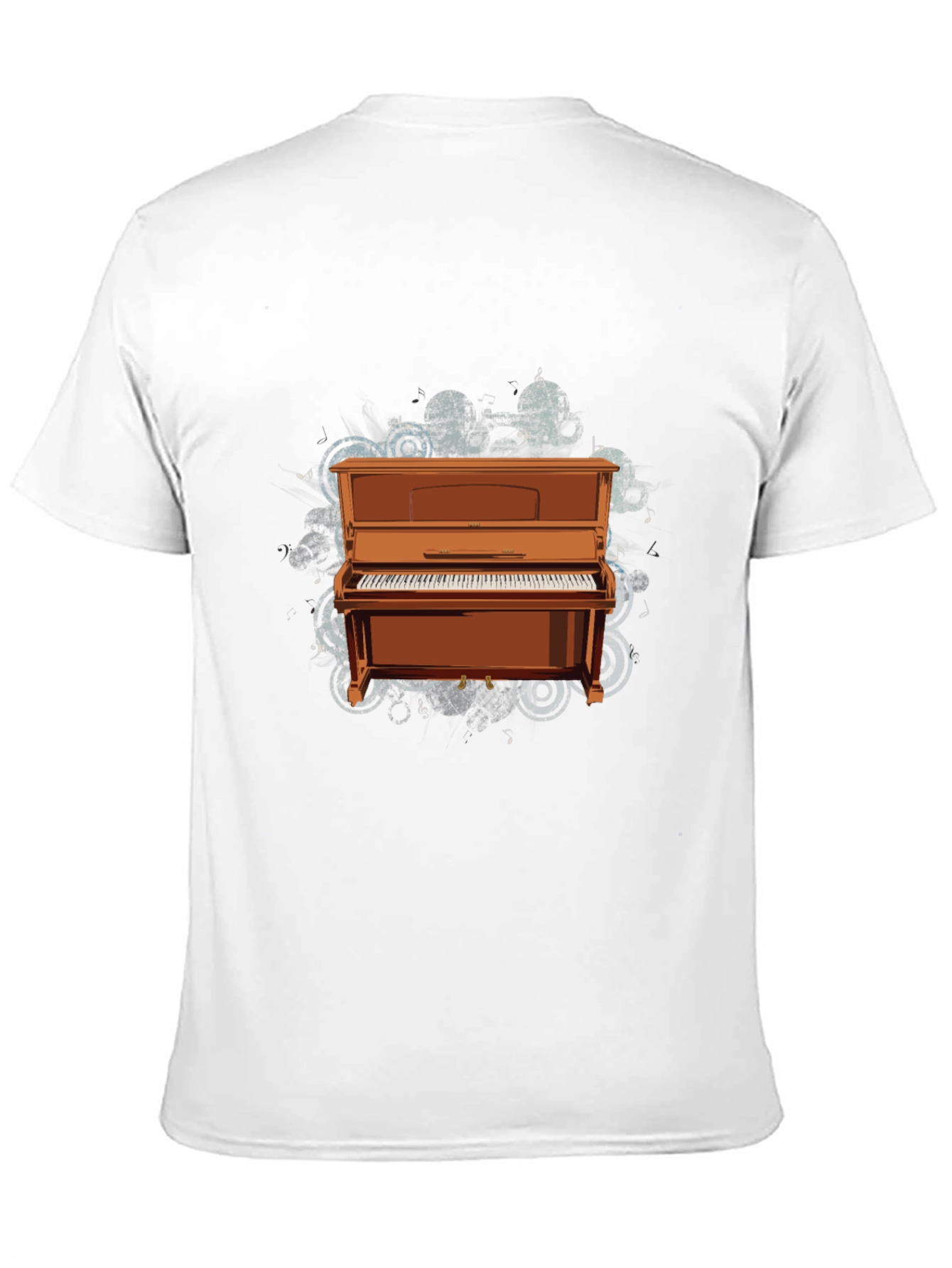 Piano Graphic Tee - Musical Statement Shirt