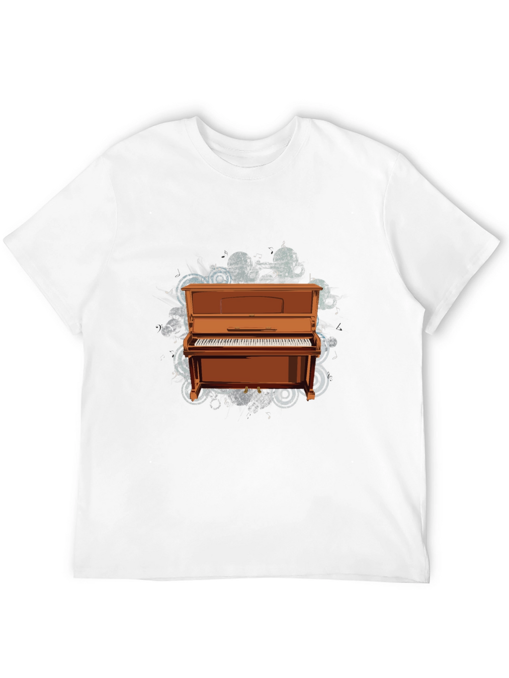 Piano Graphic Tee - Musical Statement Shirt