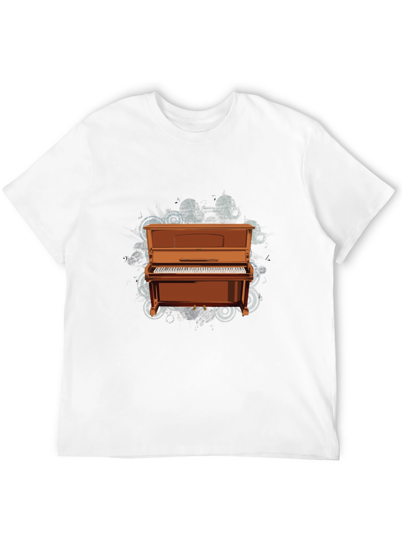Piano Graphic Tee - Musical Statement Shirt