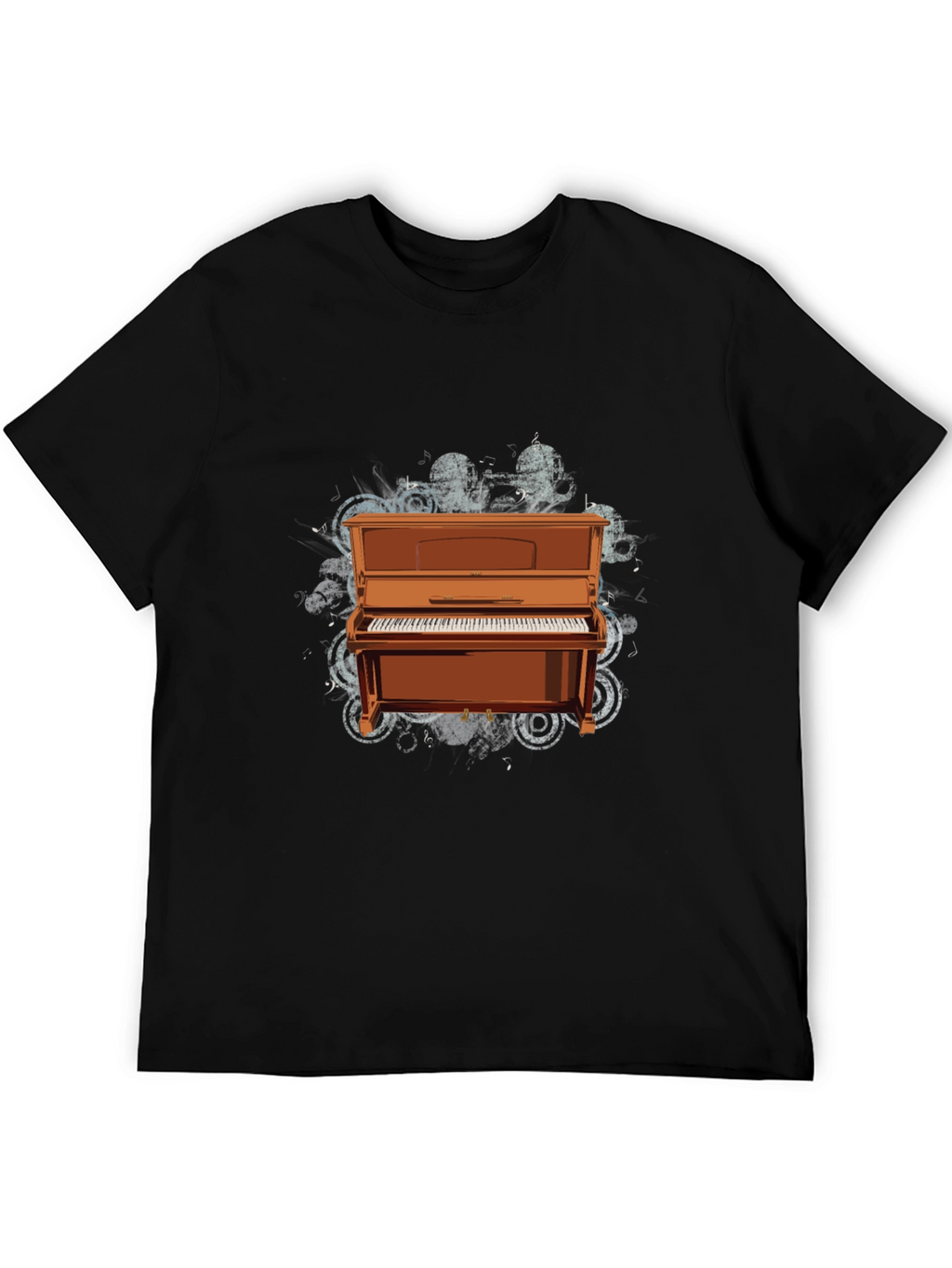 Piano Graphic Tee - Musical Statement Shirt