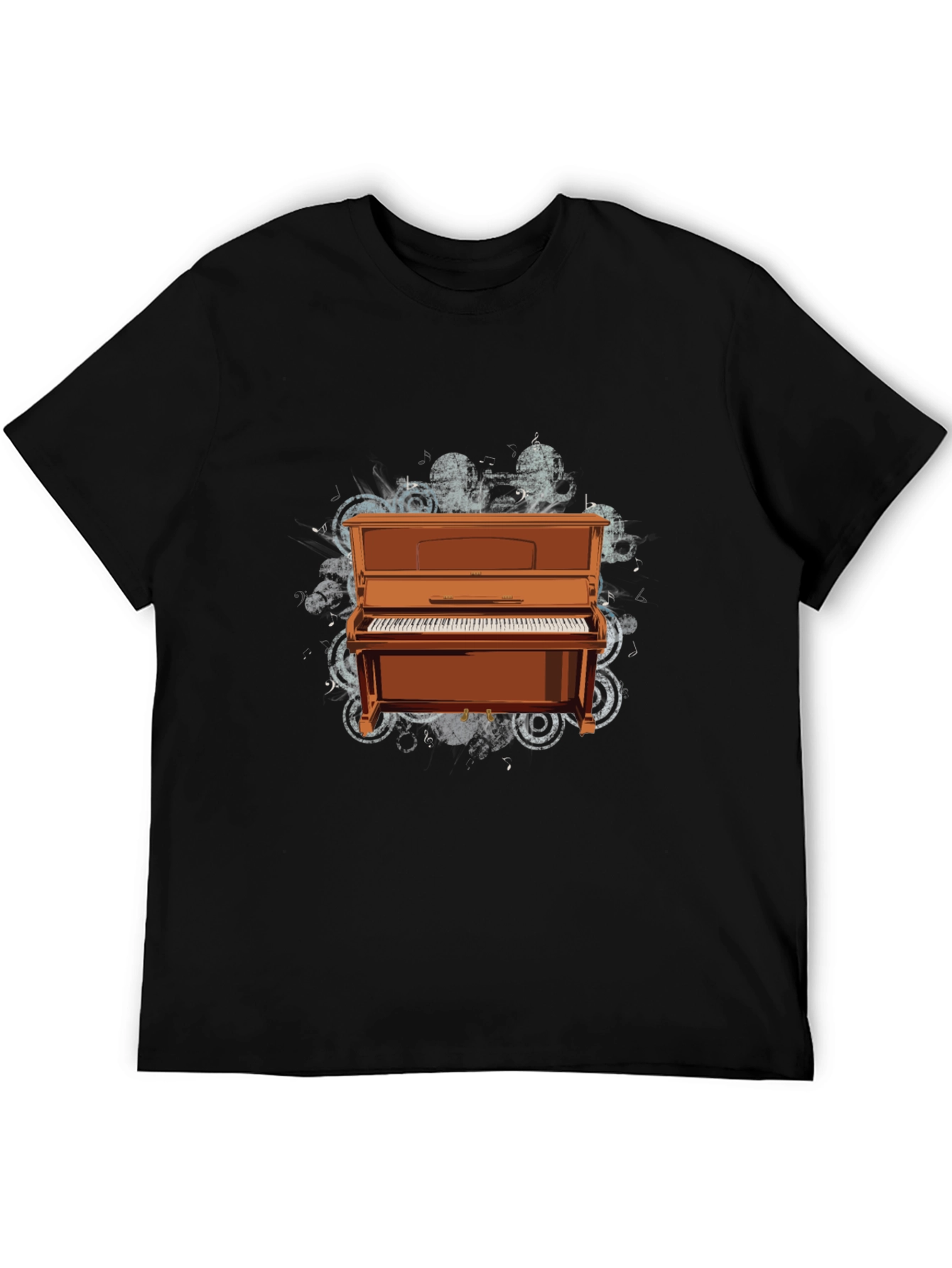 Piano Graphic Tee - Musical Statement Shirt
