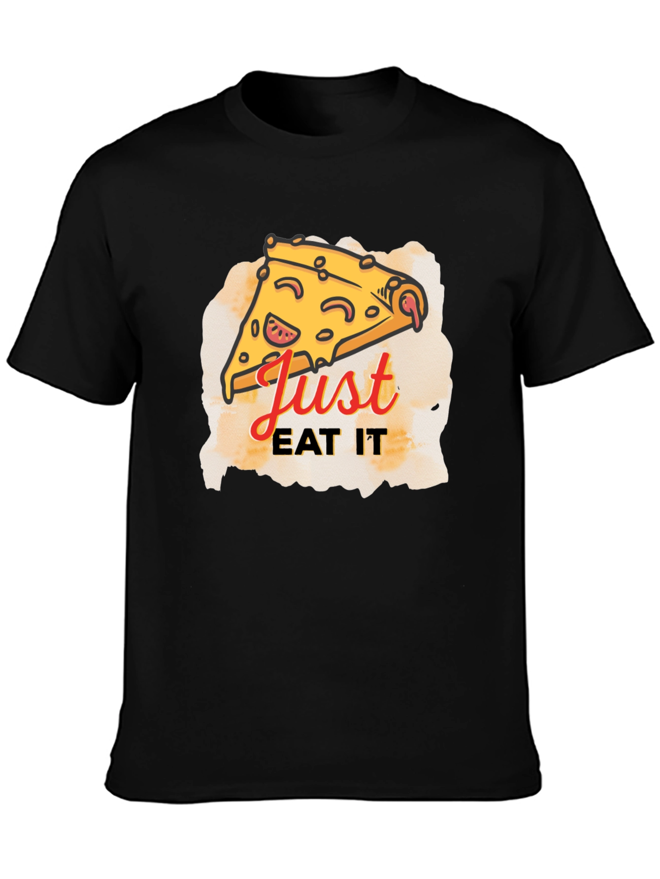 Just Eat It Pizza Graphic T-Shirt