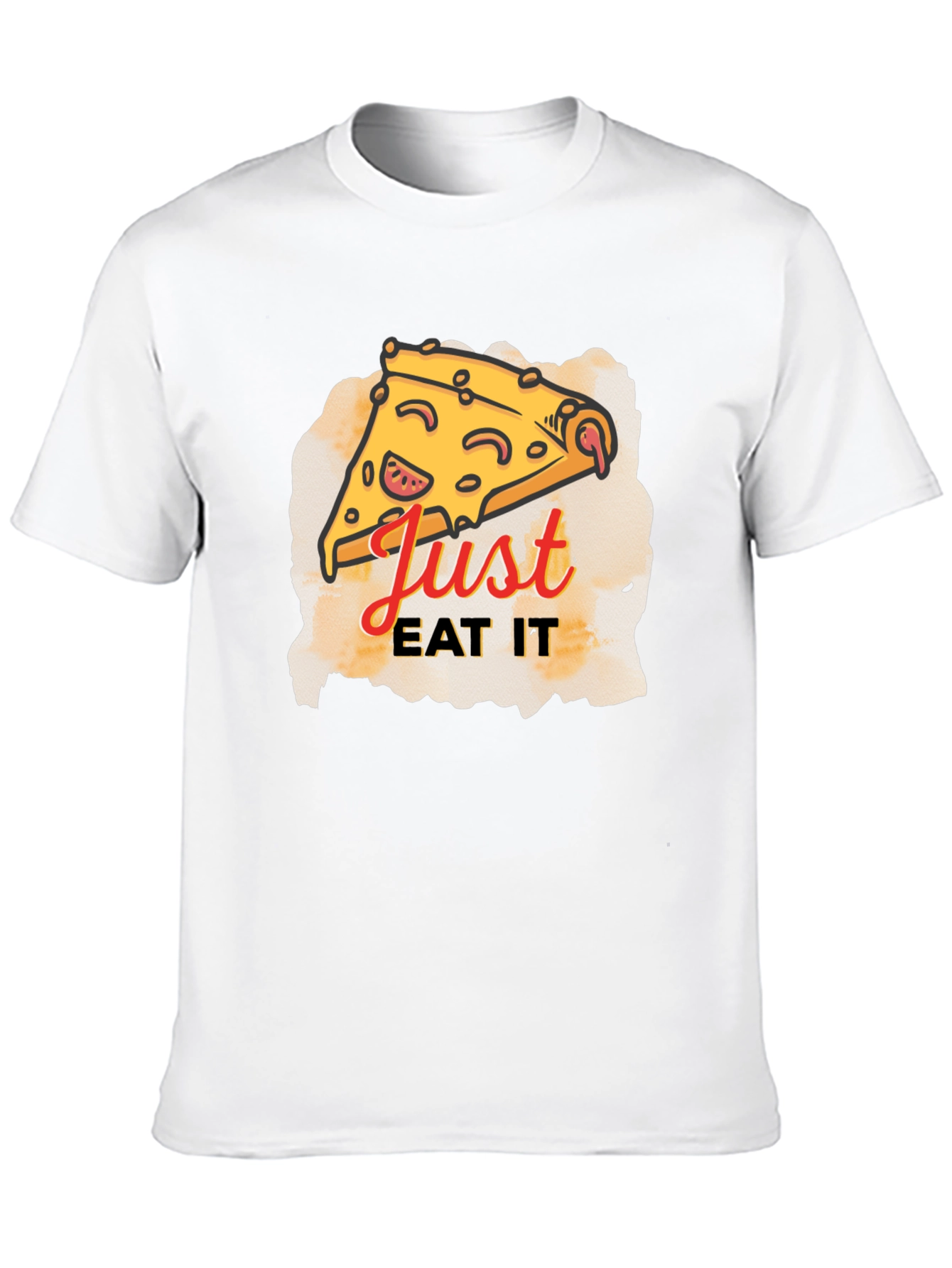 Just Eat It Pizza Graphic T-Shirt