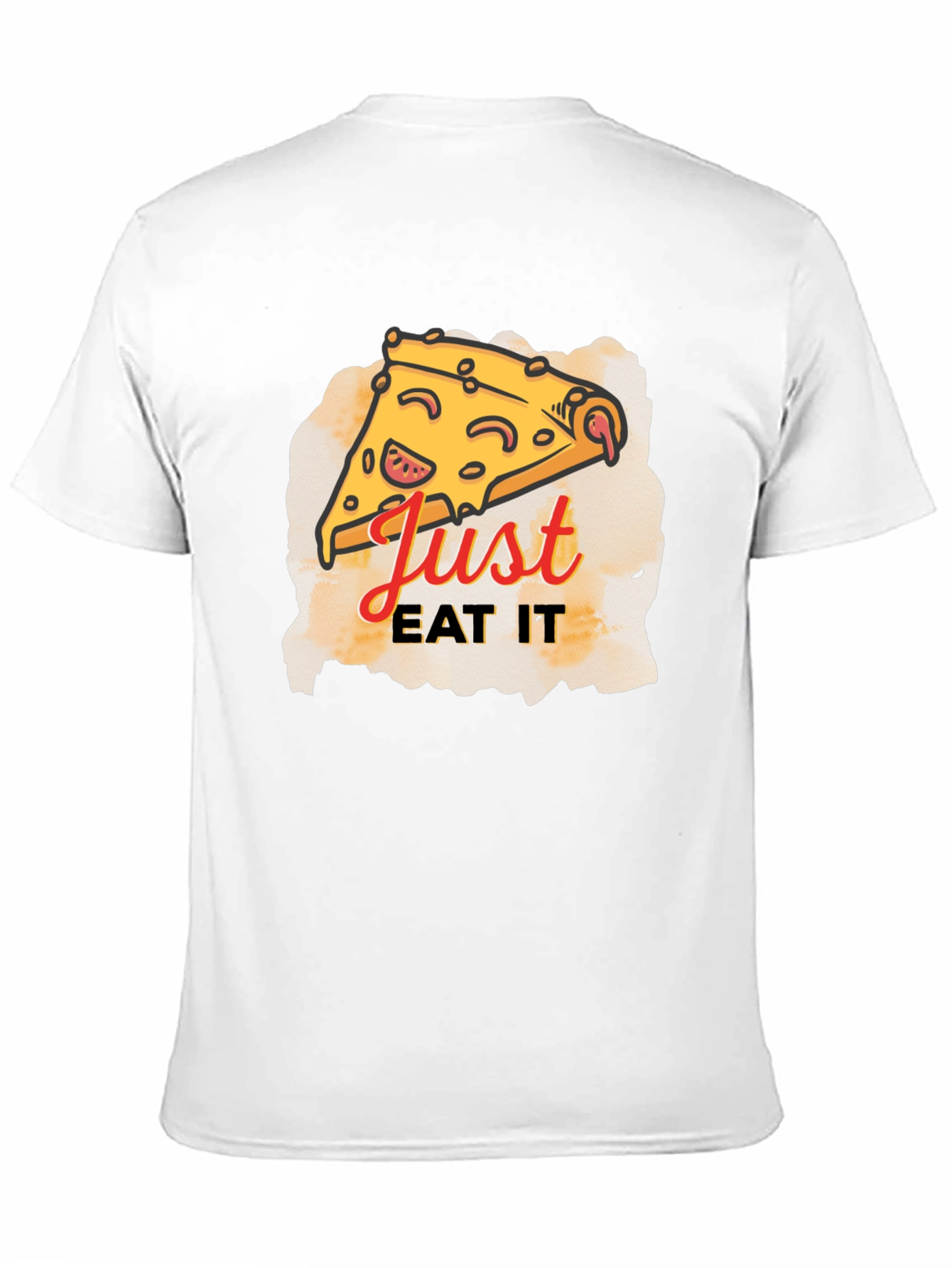 Just Eat It Pizza Graphic T-Shirt