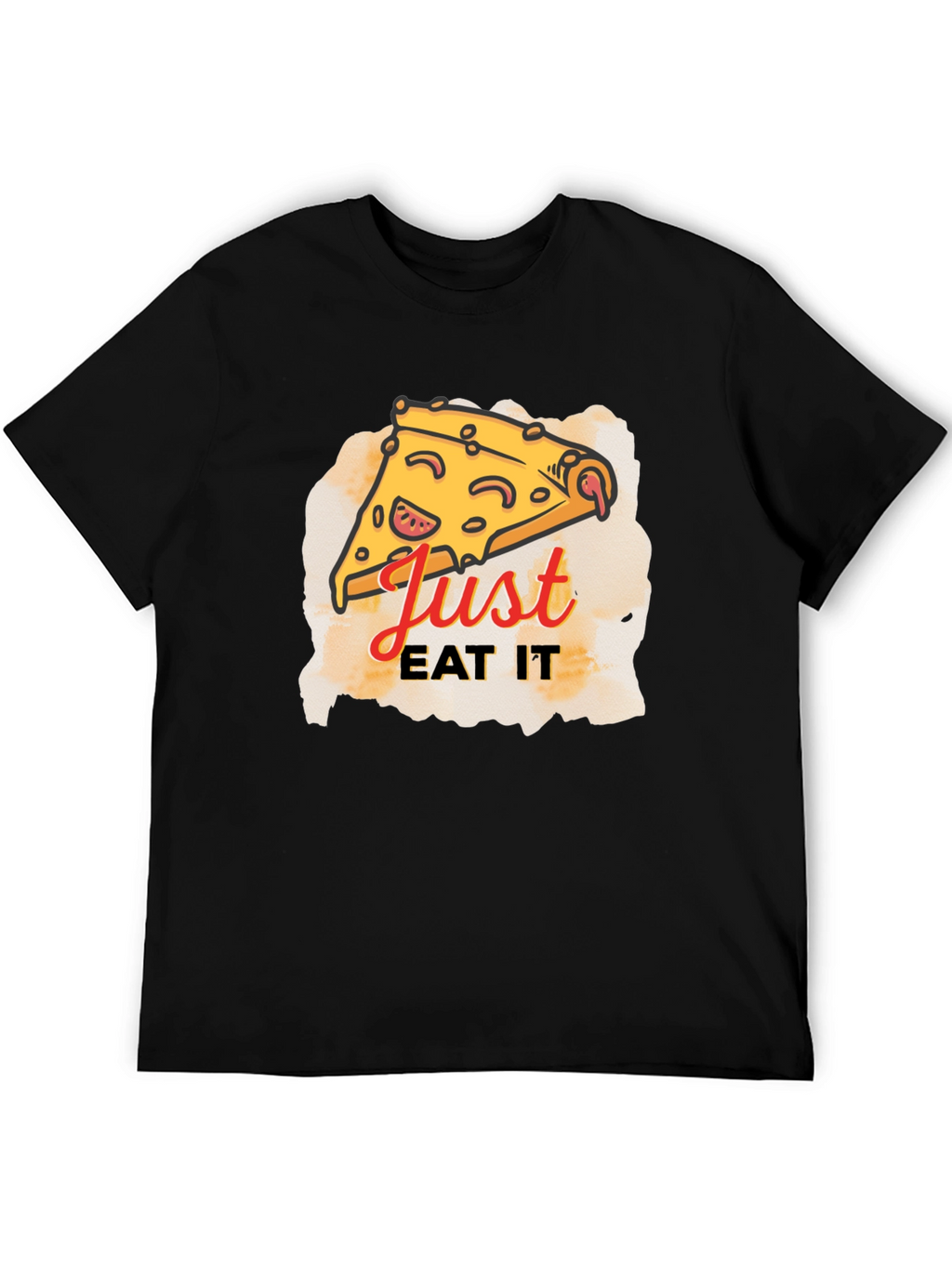 Just Eat It Pizza Graphic T-Shirt