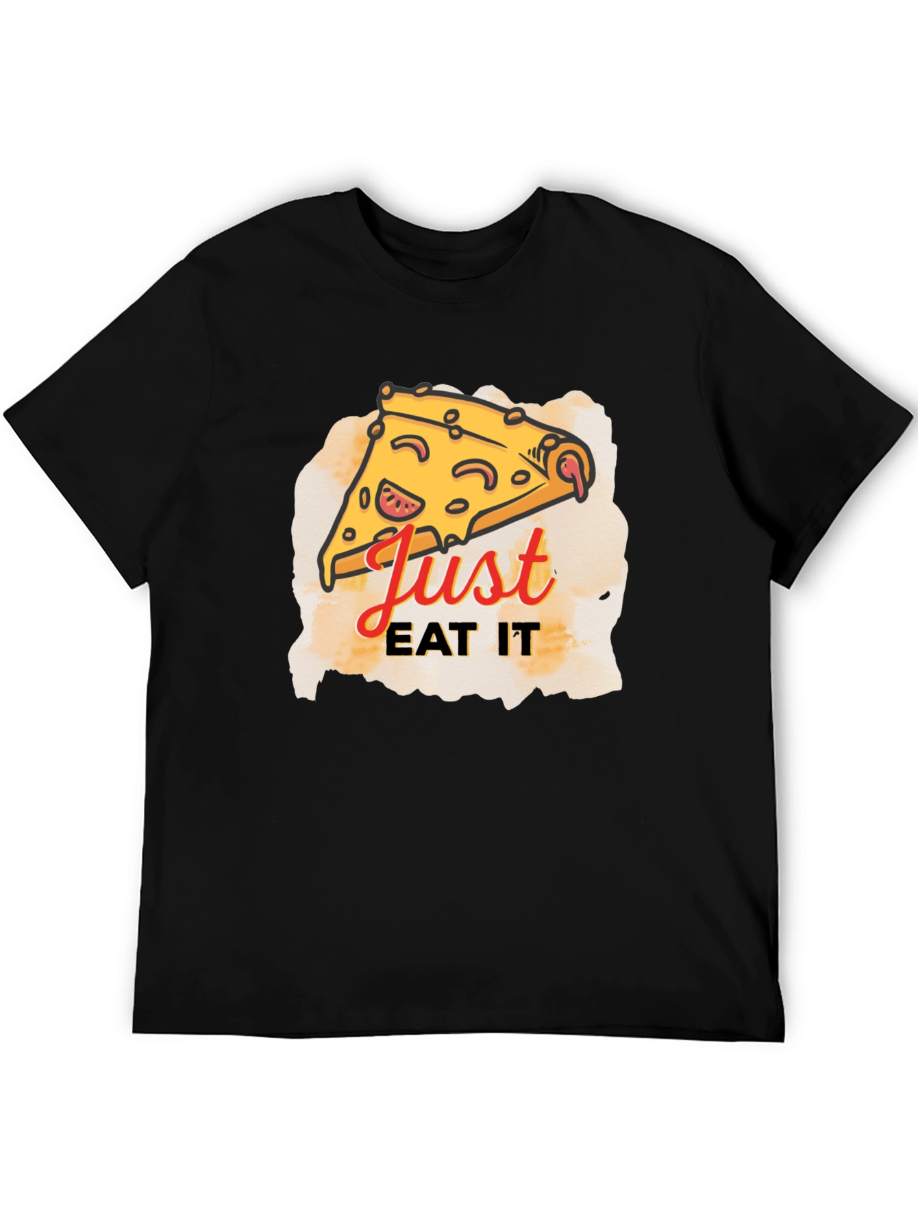Just Eat It Pizza Graphic T-Shirt