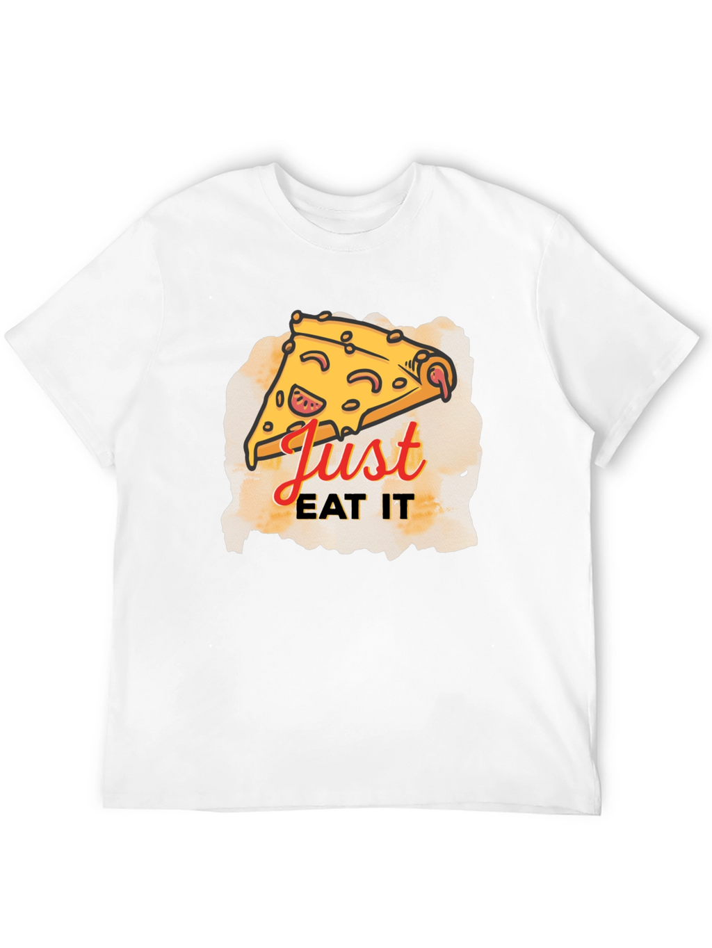 Just Eat It Pizza Graphic T-Shirt