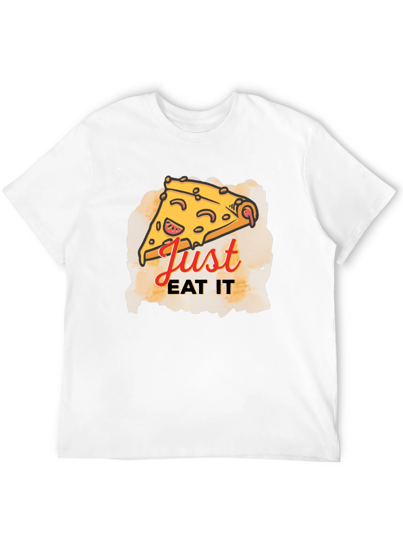 Just Eat It Pizza Graphic T-Shirt