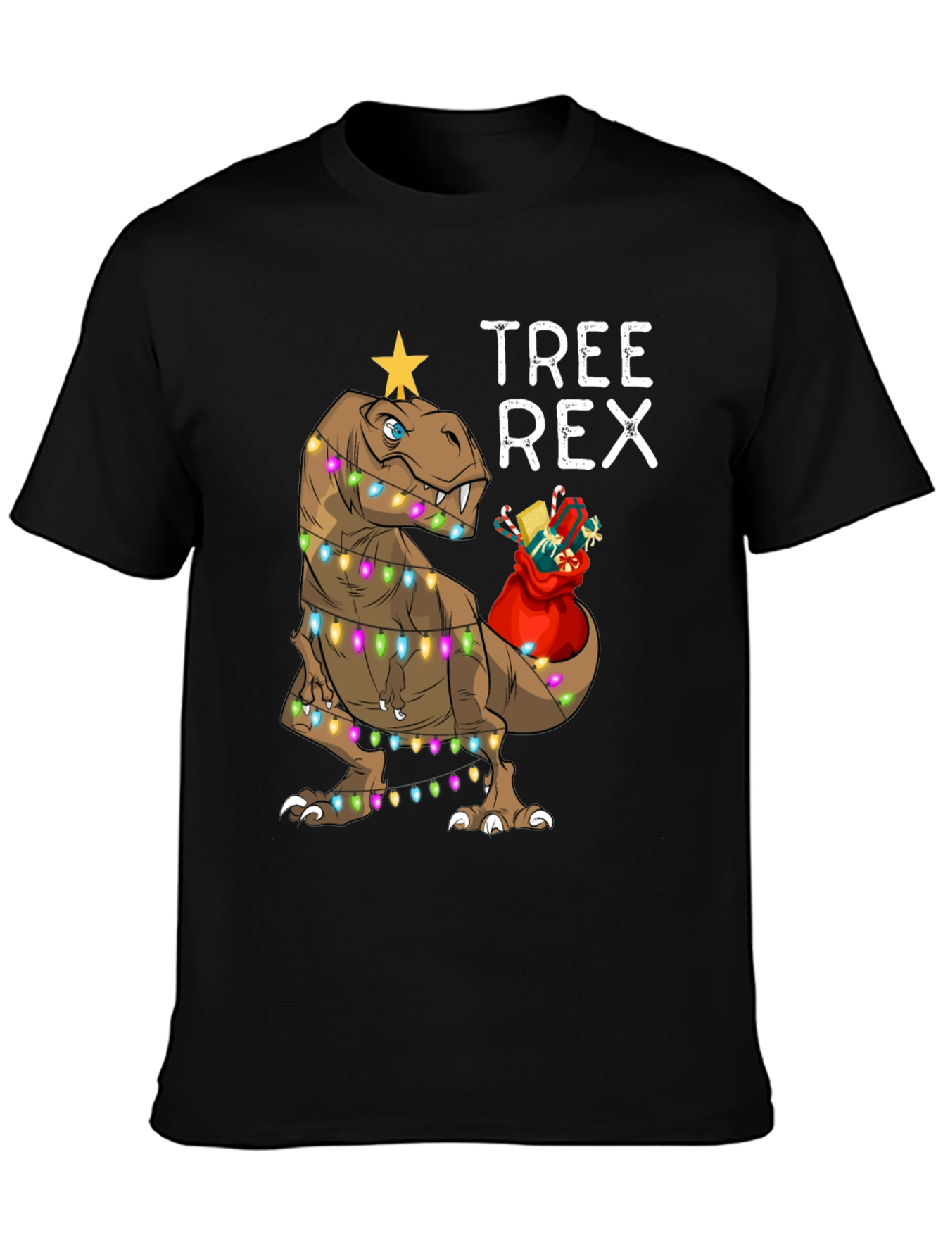Funny Tree Rex T-Shirt - Dinosaur Christmas Tee