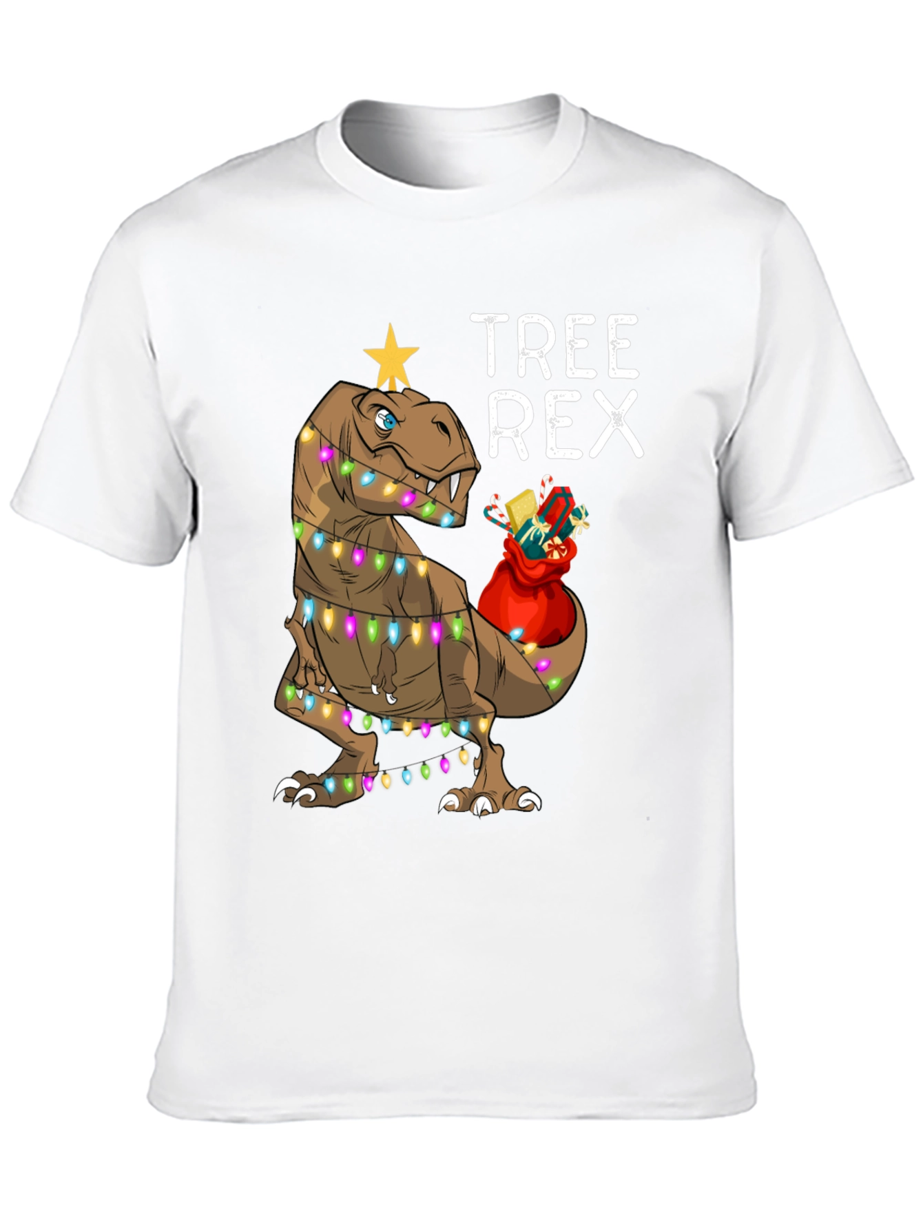 Funny Tree Rex T-Shirt - Dinosaur Christmas Tee