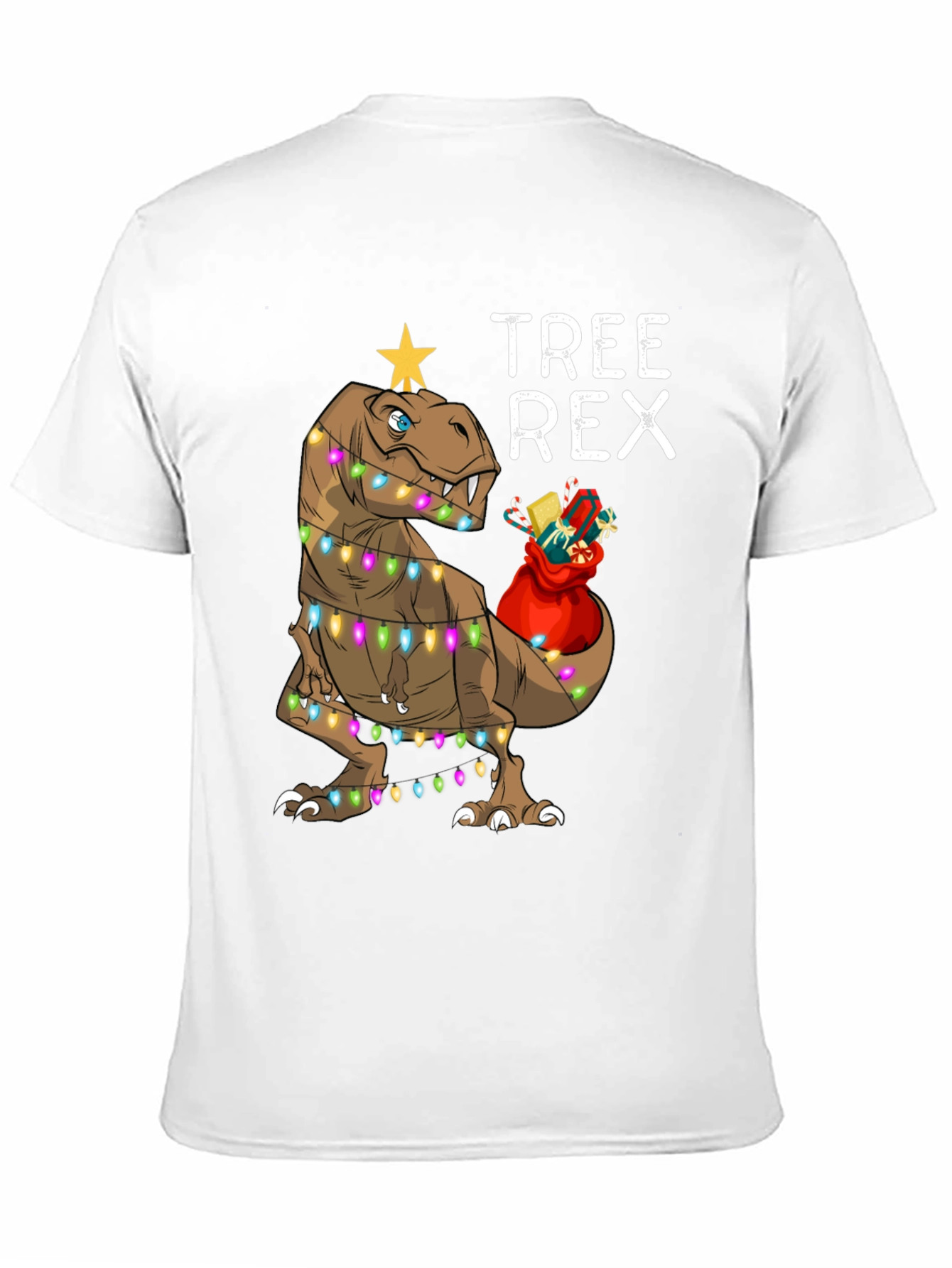 Funny Tree Rex T-Shirt - Dinosaur Christmas Tee