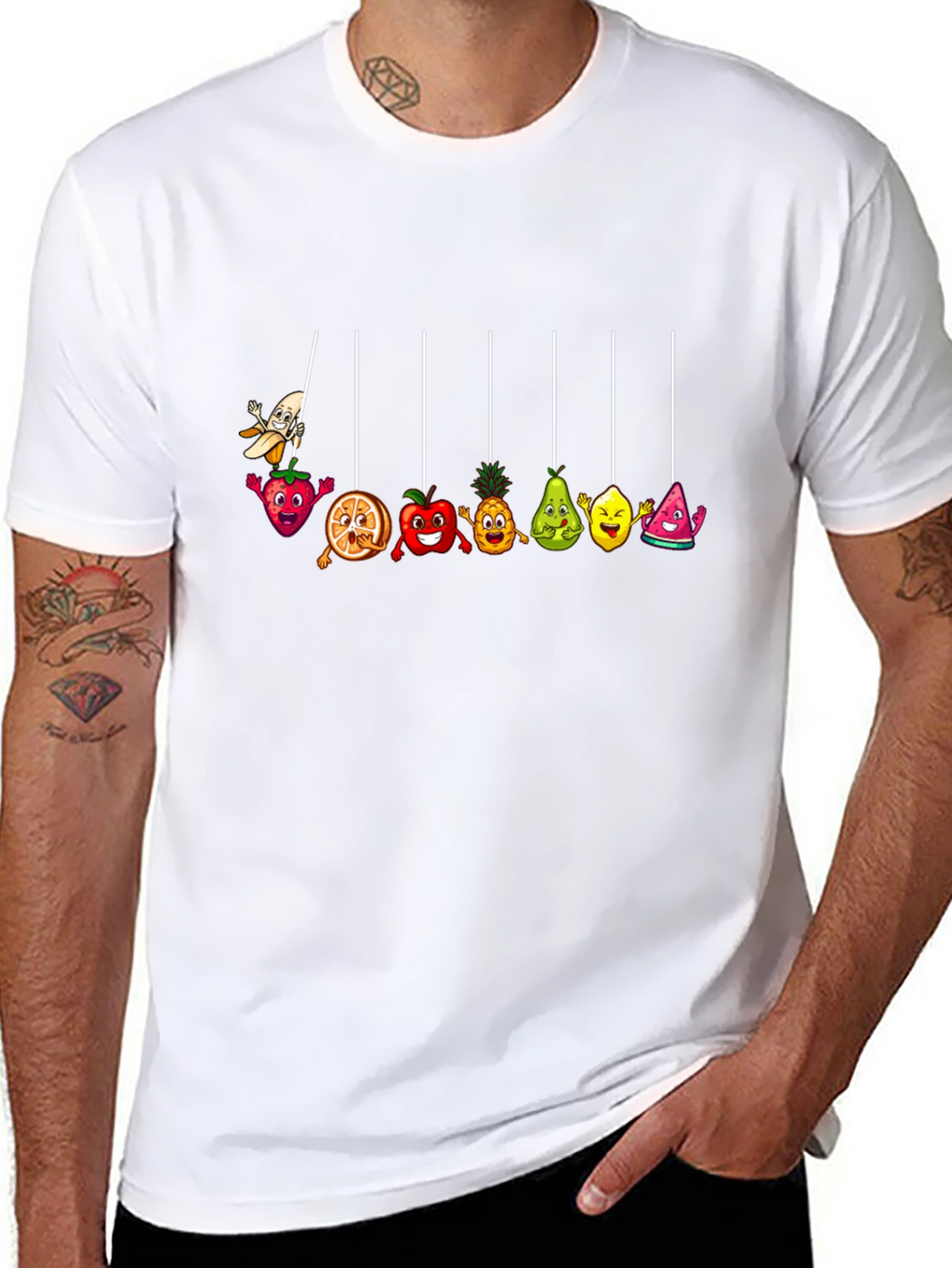 Fruit Pendulum Black T-Shirt