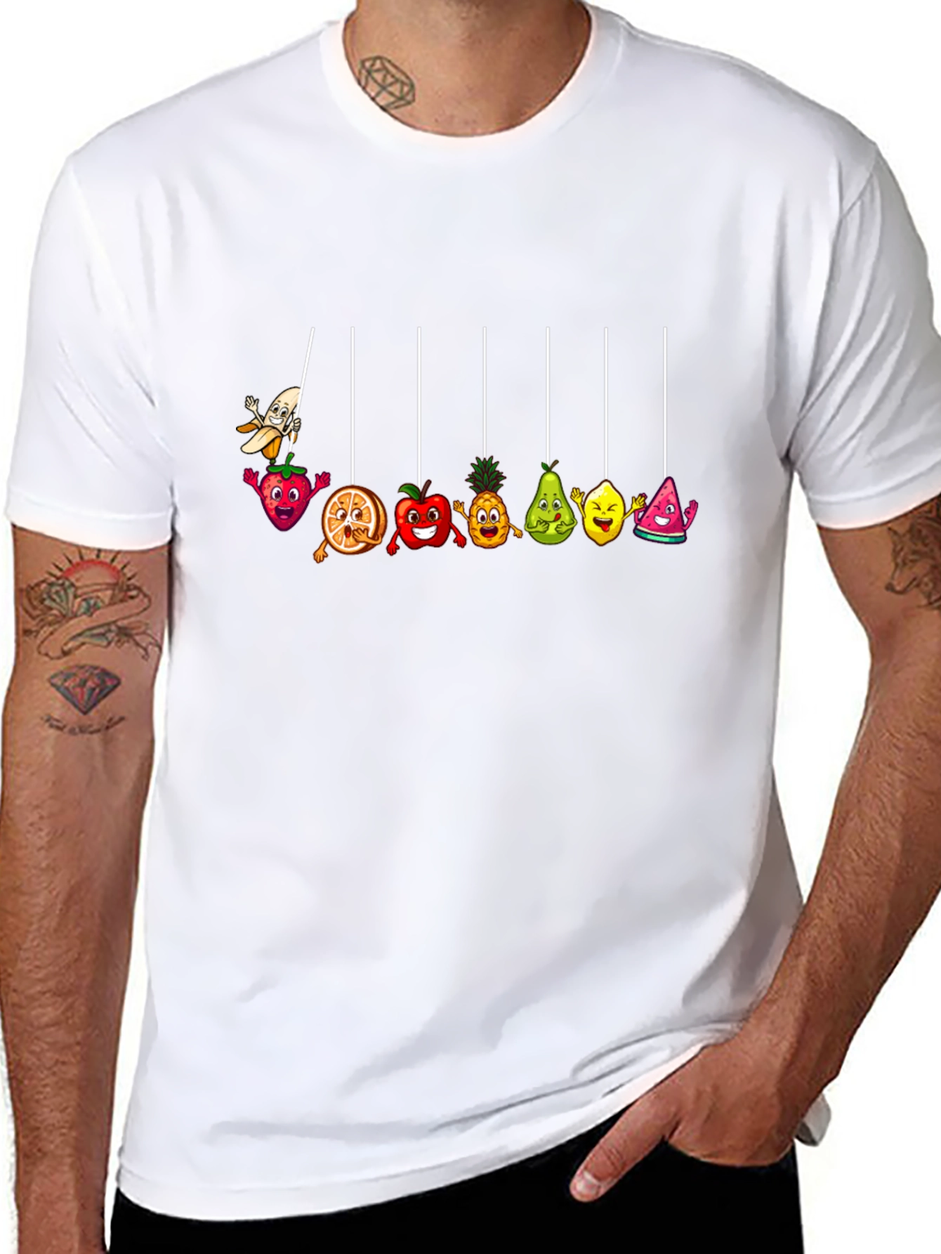 Fruit Pendulum Black T-Shirt