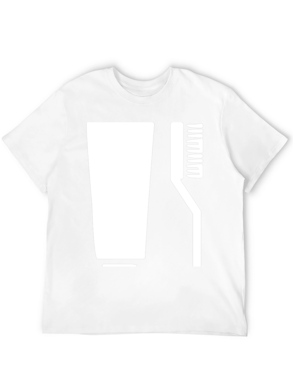 Stylized Toothbrush & Paste Graphic Tee