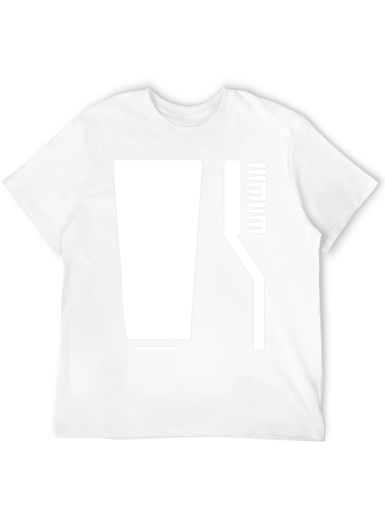 Stylized Toothbrush & Paste Graphic Tee
