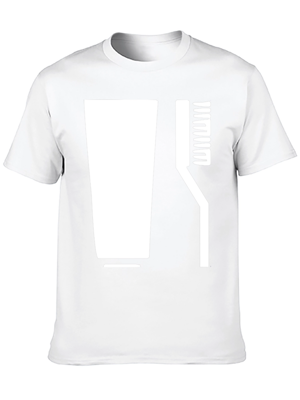 Stylized Toothbrush & Paste Graphic Tee
