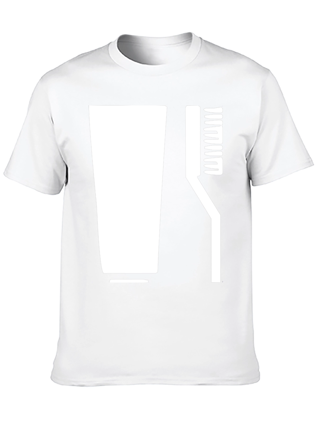 Stylized Toothbrush & Paste Graphic Tee