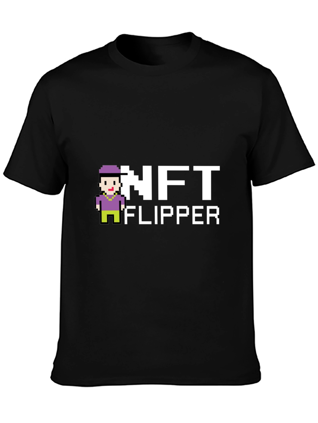 NFT Flipper Black T-Shirt