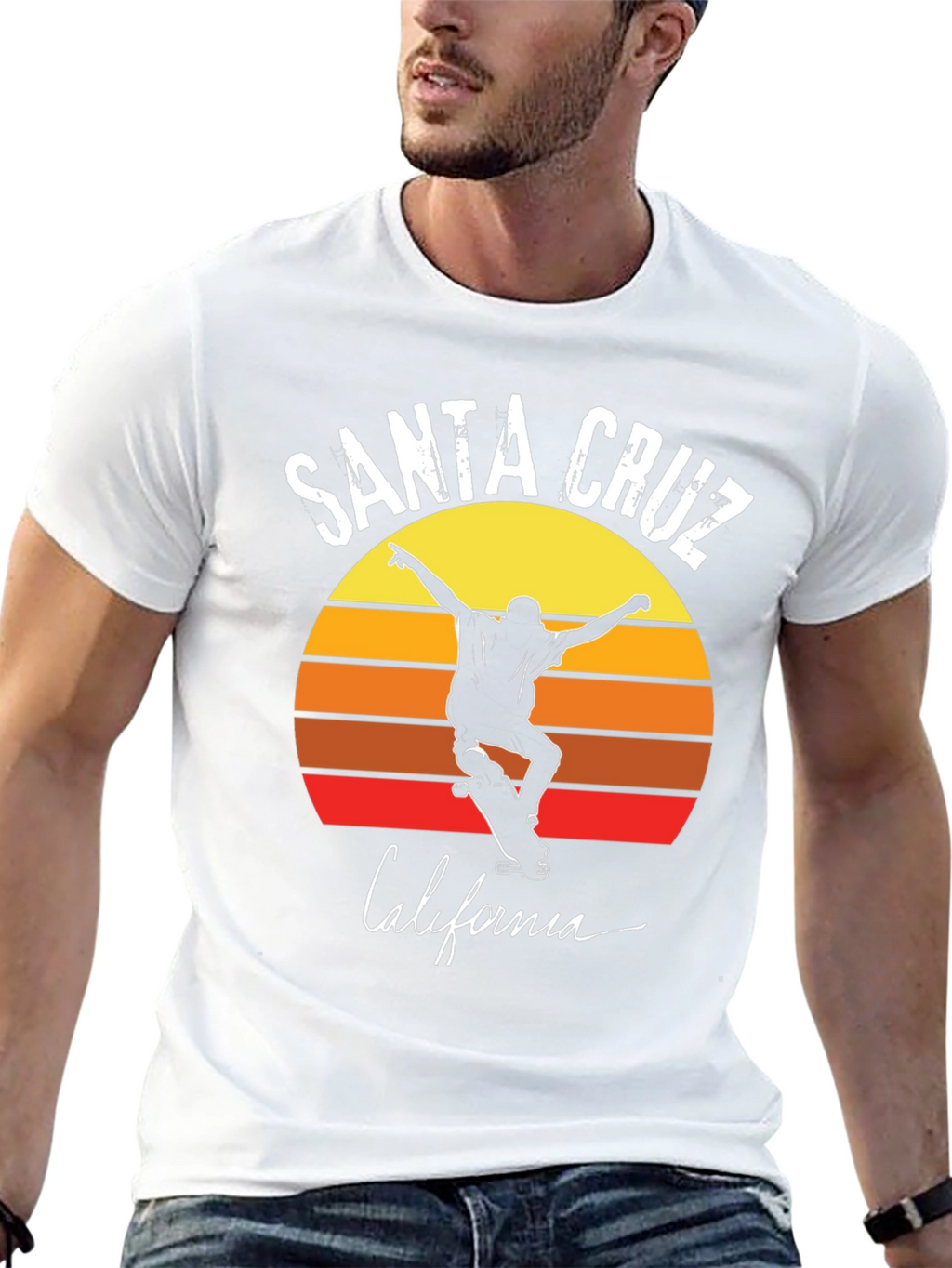Santa Cruz California Skateboard T-Shirt