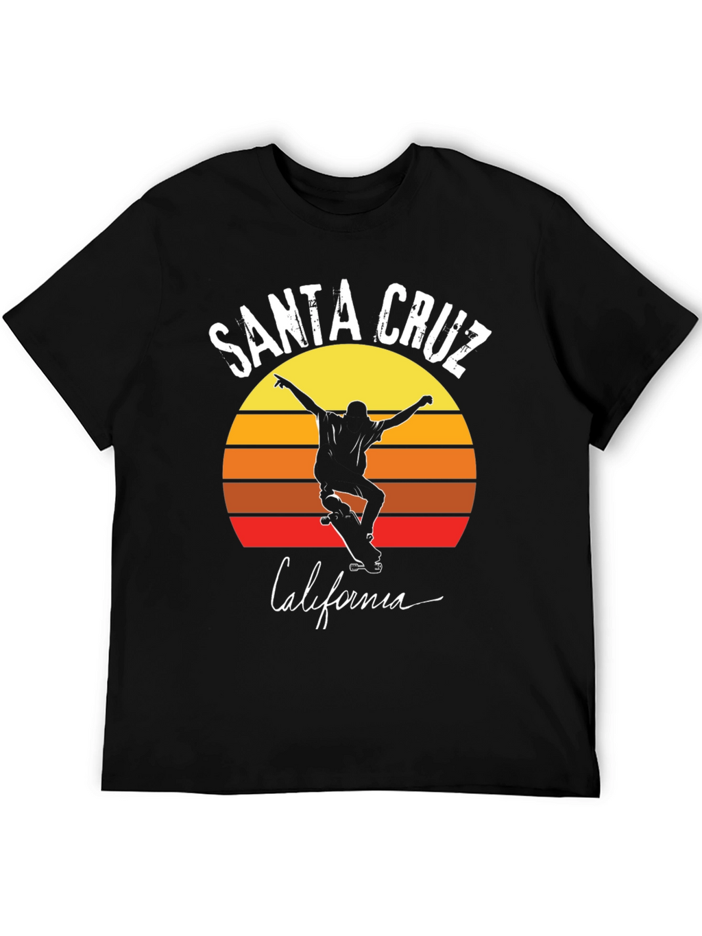 Santa Cruz California Skateboard T-Shirt