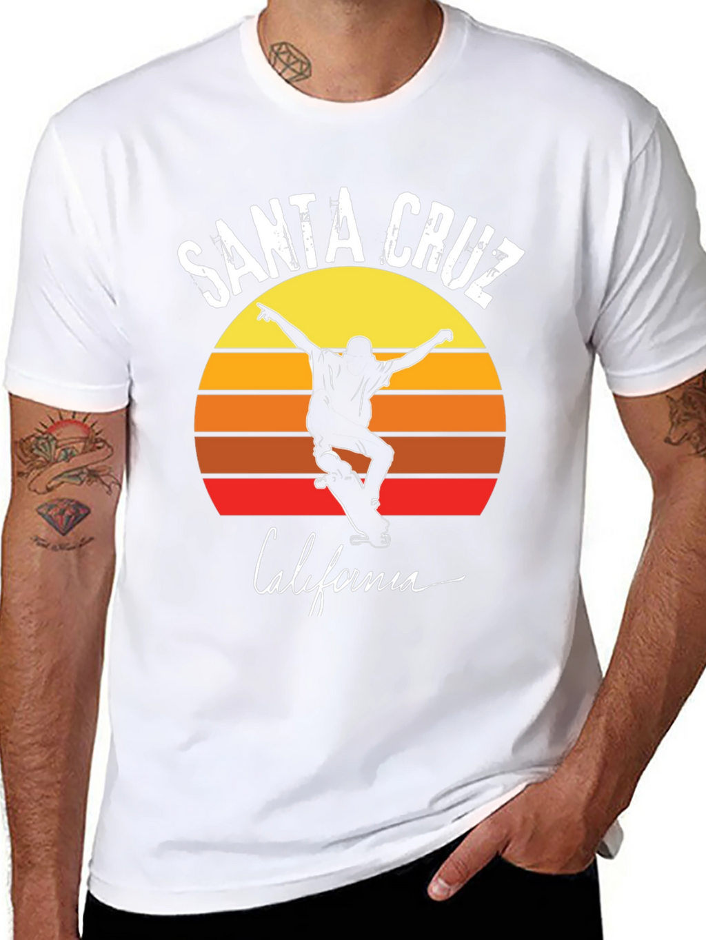 Santa Cruz California Skateboard T-Shirt