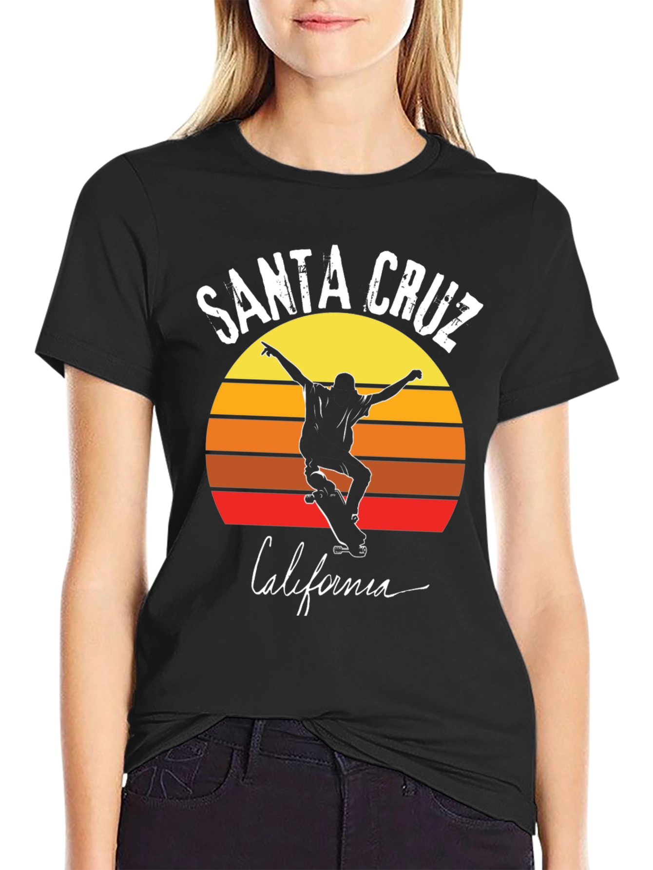 Santa Cruz California Skateboard T-Shirt