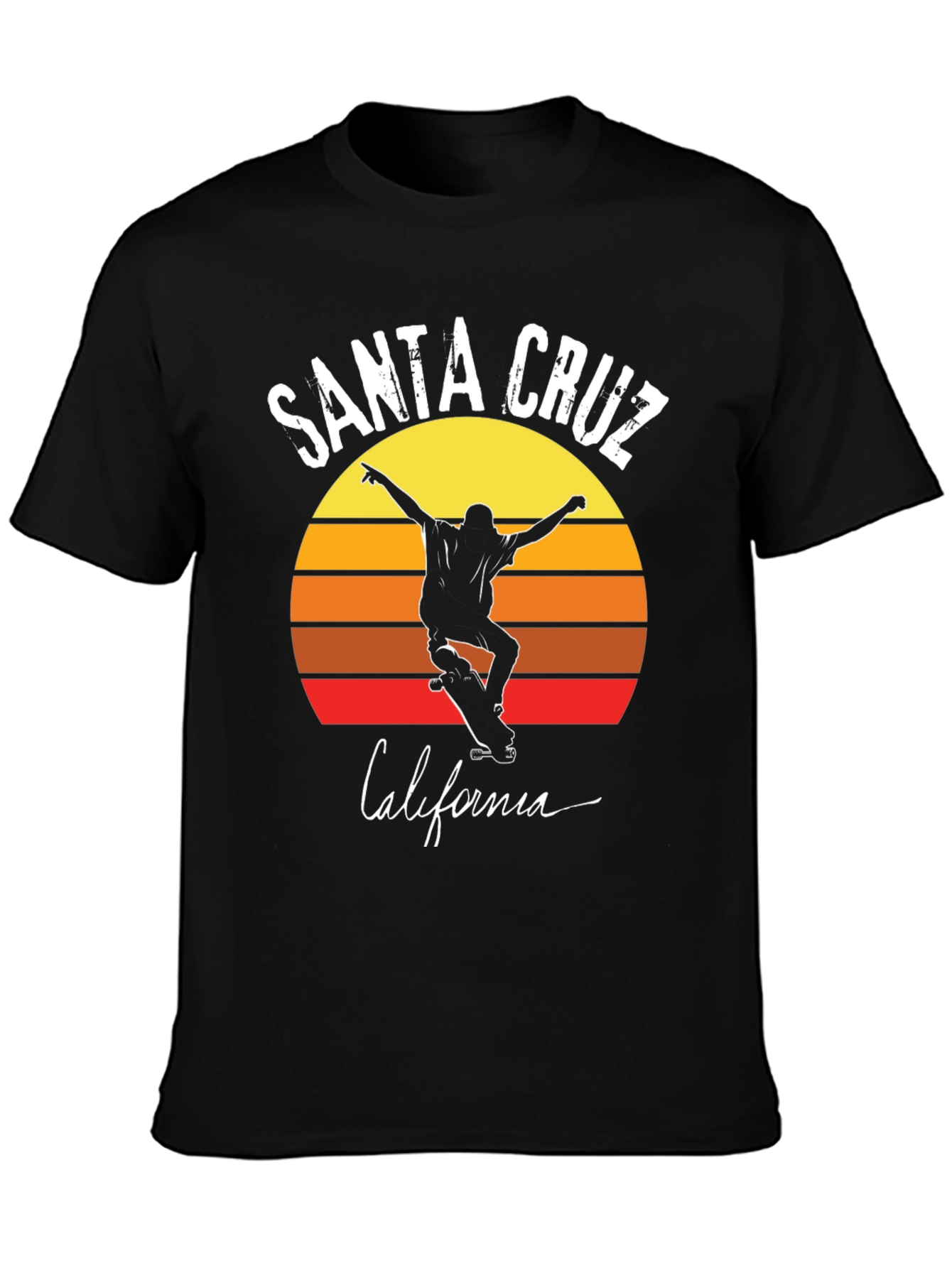Santa Cruz California Skateboard T-Shirt