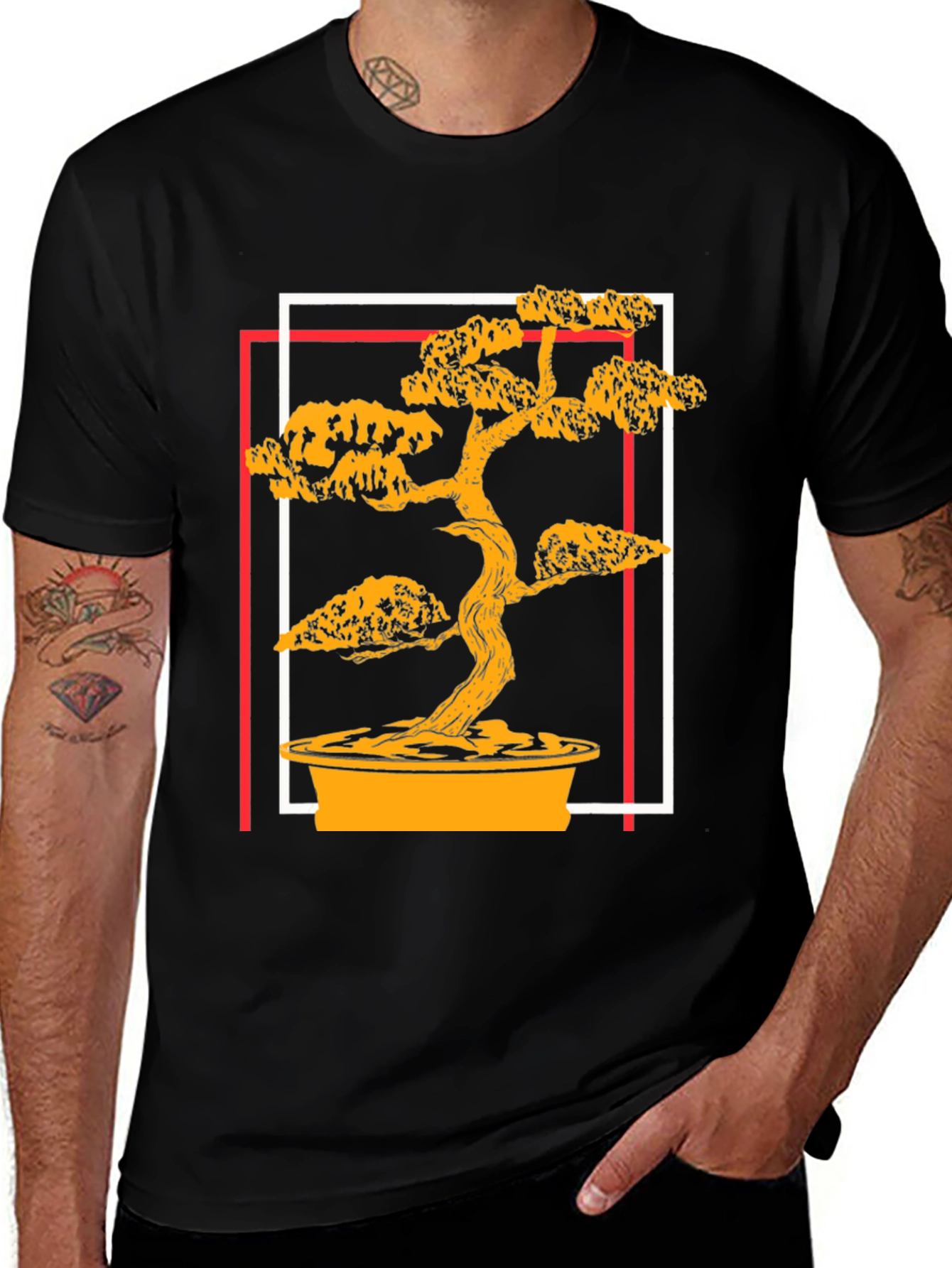Bonsai Tree Graphic Tee - Stylish & Unique